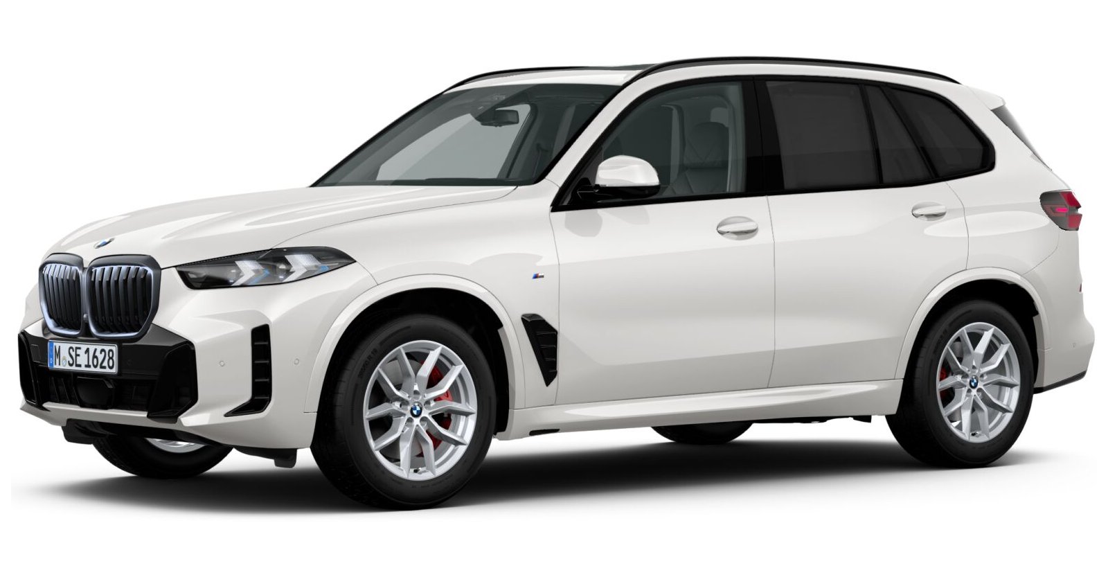 BMW X5 xDrive30d in Weiß von vorne BMW X5 xDrive30d in Weiß von vorne