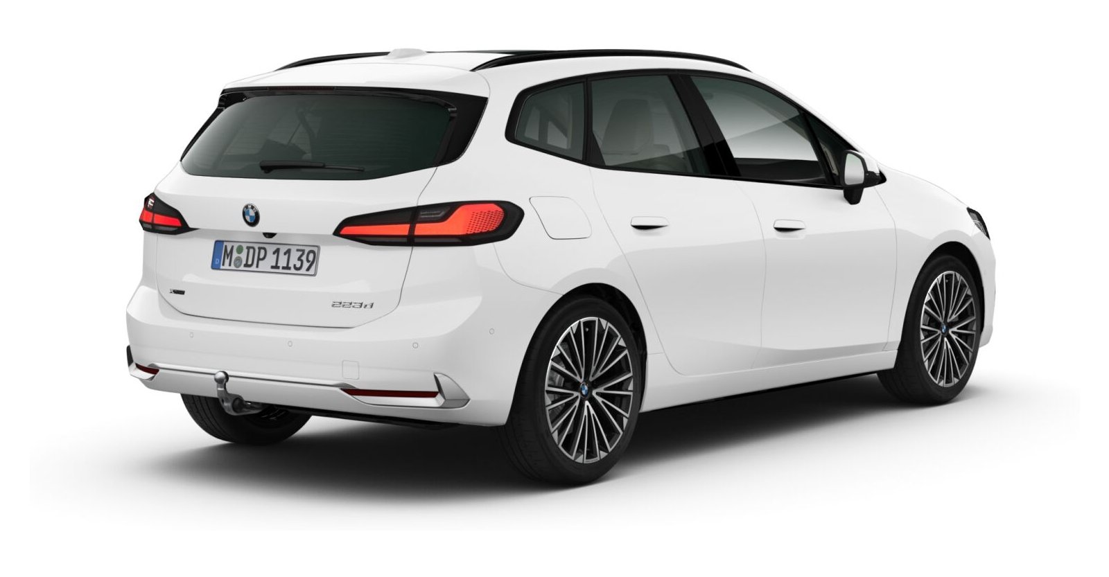 BMW BMW 2er in Weiß von hinten BMW BMW 2er in Weiß von hinten