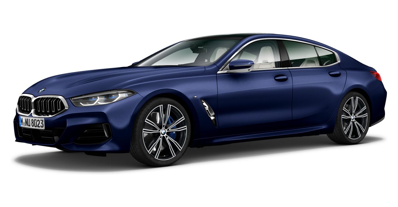 BMW BMW 8er in Blau von vorne BMW BMW 8er in Blau von vorne