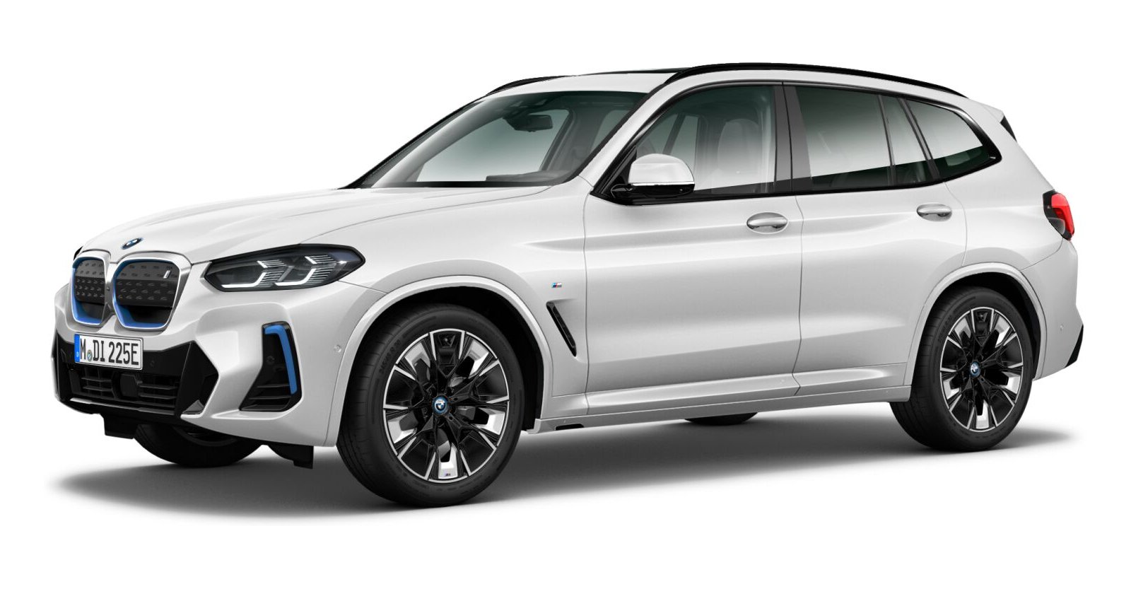 BMW BMW I in Weiß von vorne BMW BMW I in Weiß von vorne