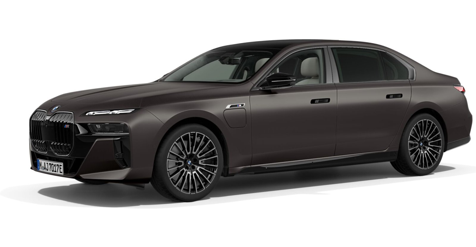 BMW BMW 7er in Grau von vorne