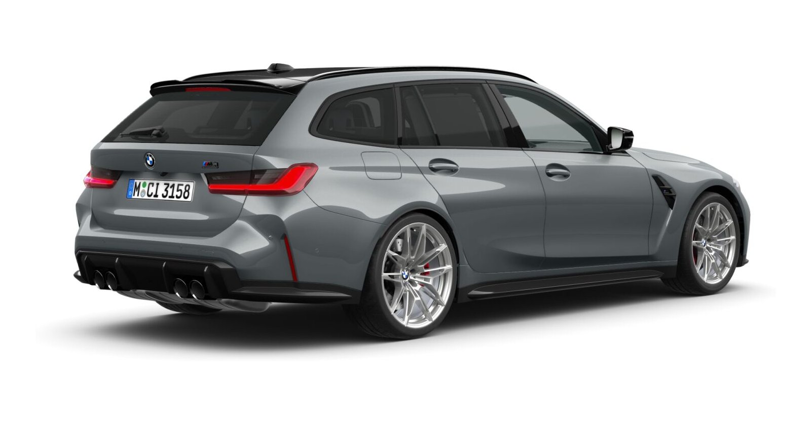 BMW BMW M in Grau von hinten BMW BMW M in Grau von hinten