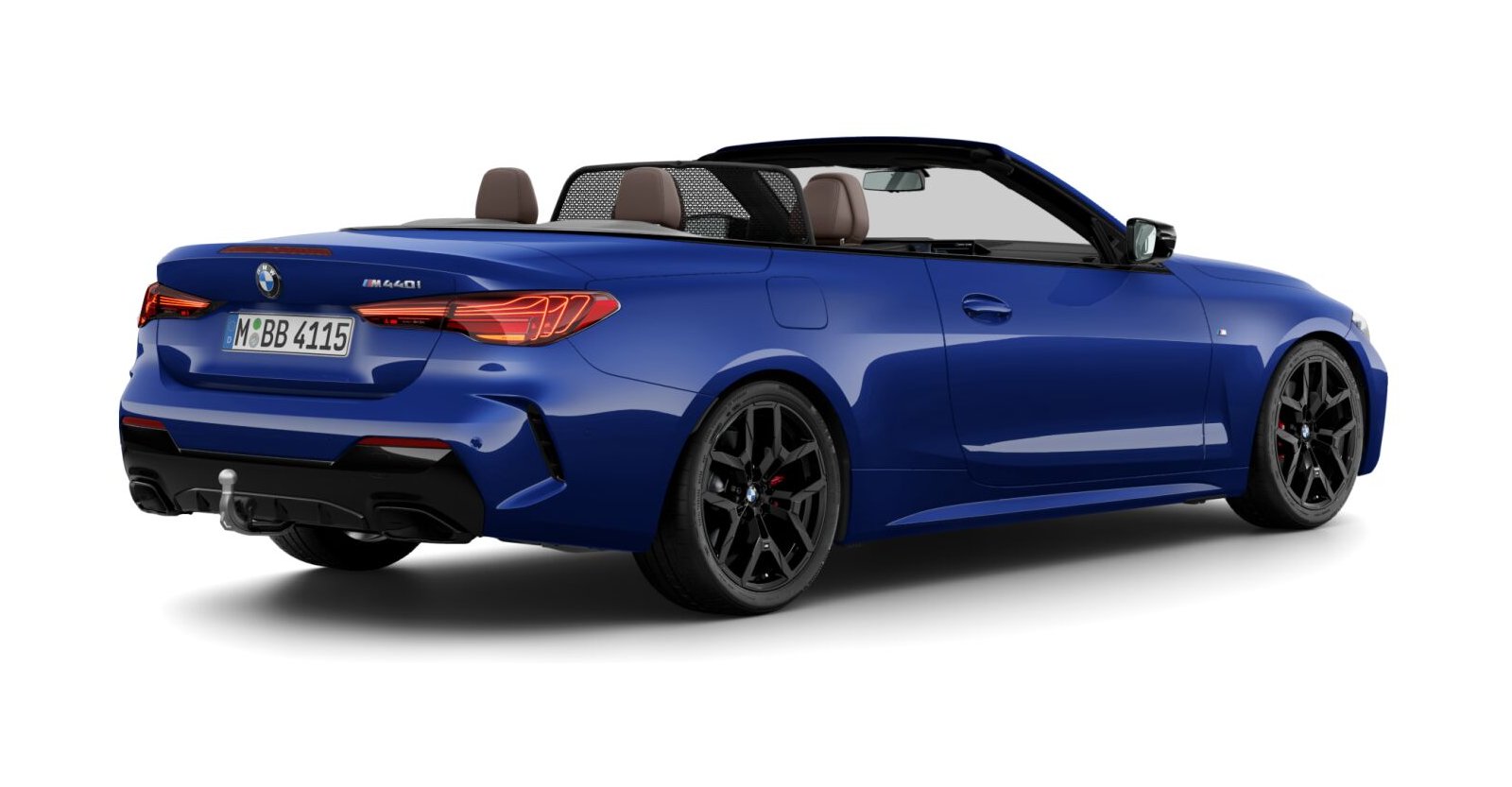 BMW BMW 4er in Blau von hinten BMW BMW 4er in Blau von hinten