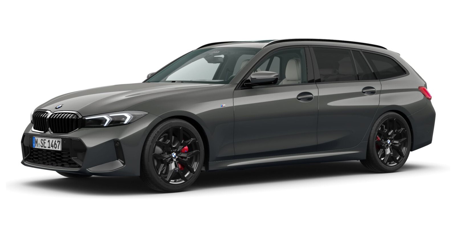 BMW BMW 3er in Grau von vorne