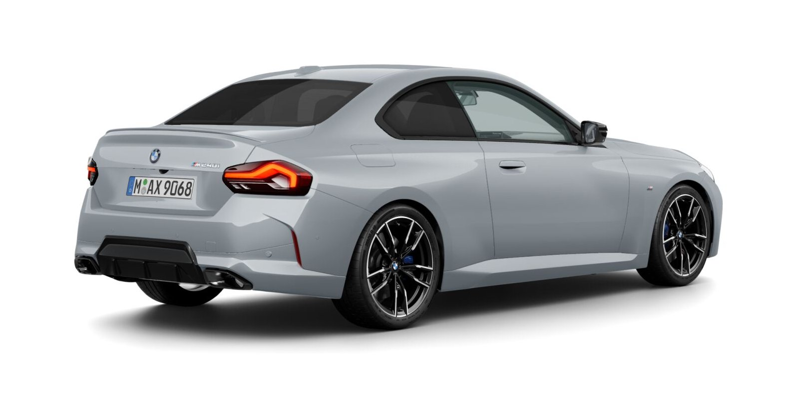 BMW BMW 2er in Grau von hinten