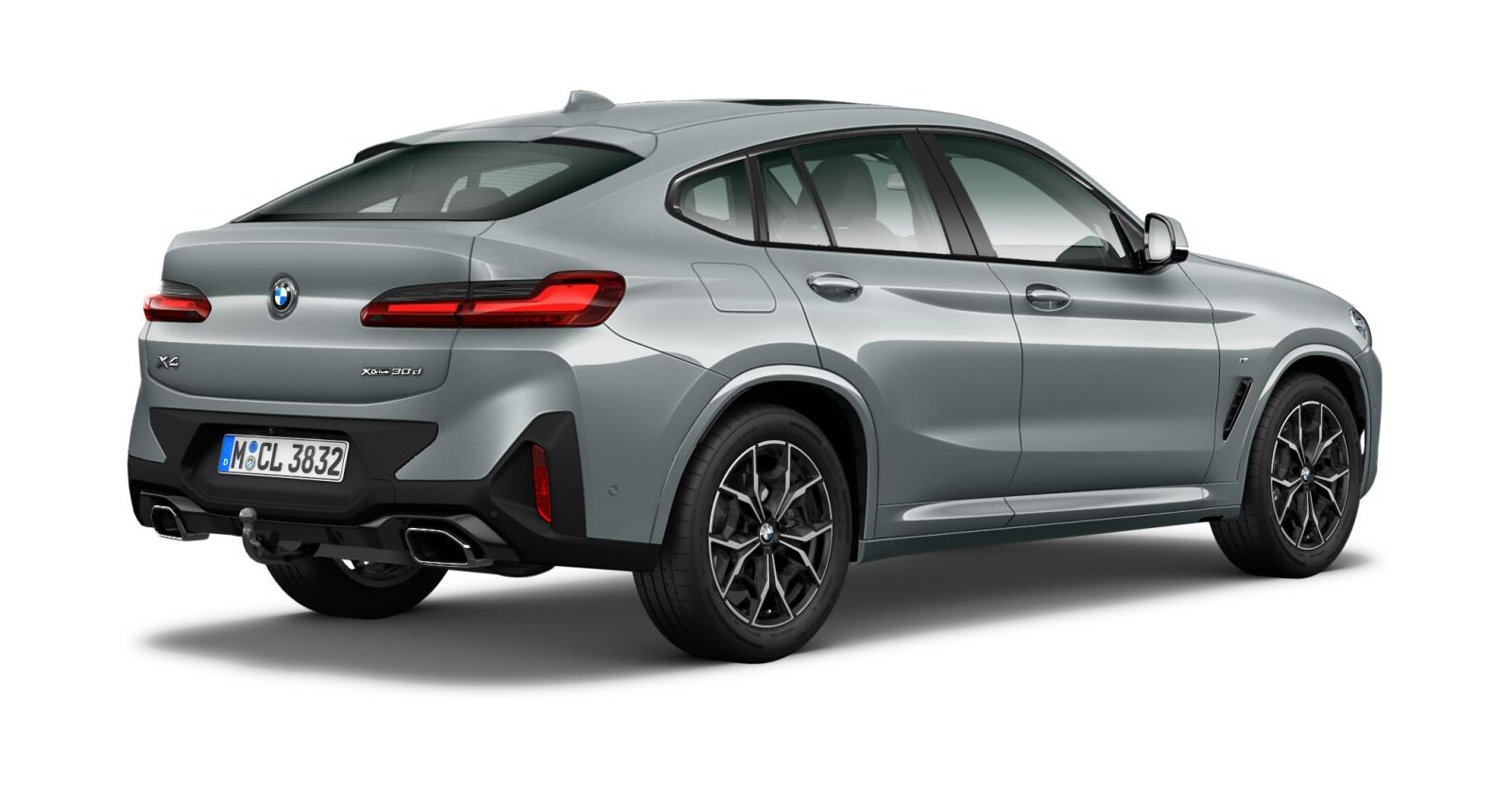 BMW BMW X in Grau von hinten BMW BMW X in Grau von hinten