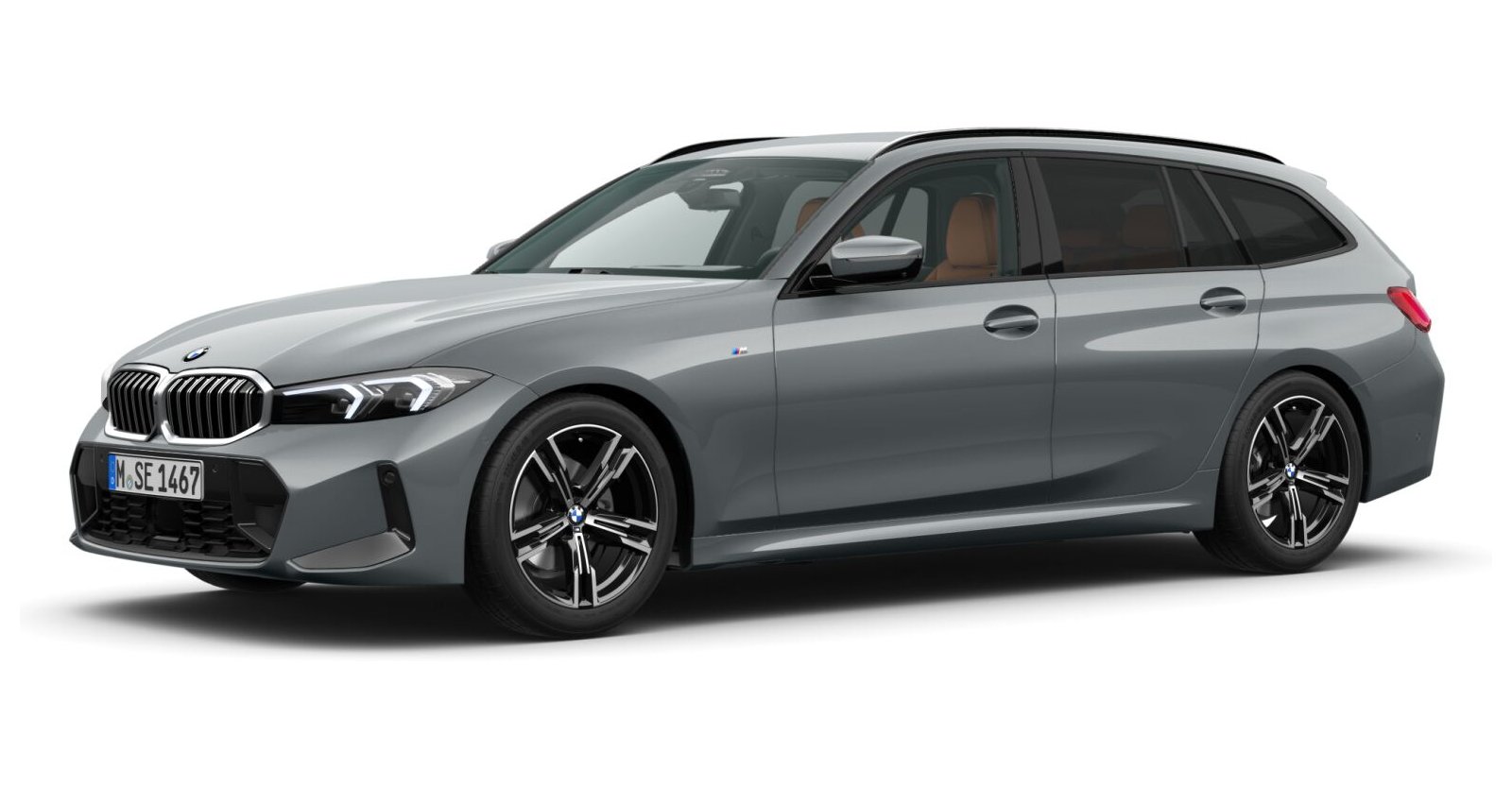 BMW BMW 3er in Grau von vorne