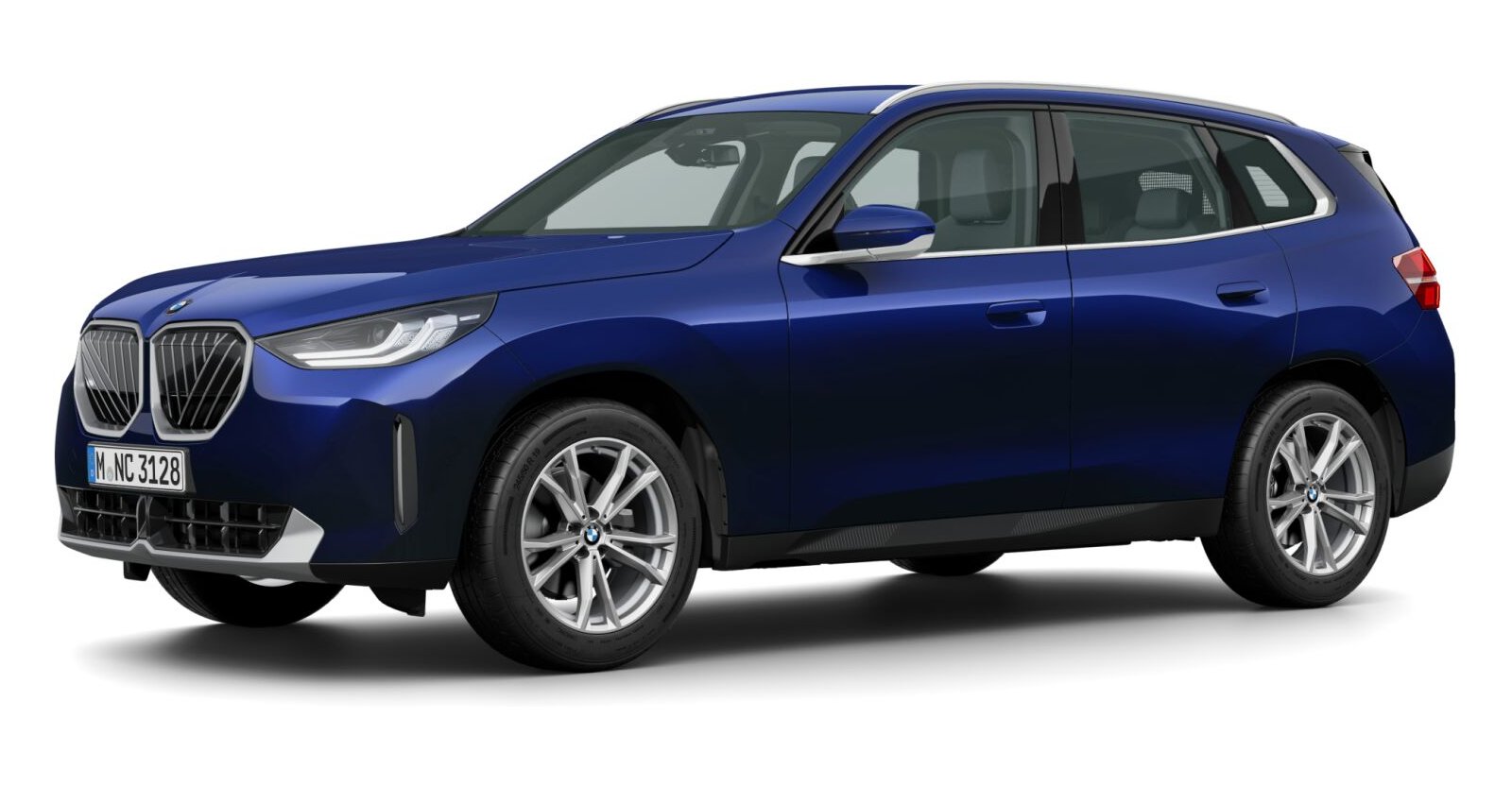 BMW BMW X in Blau von vorne BMW BMW X in Blau von vorne