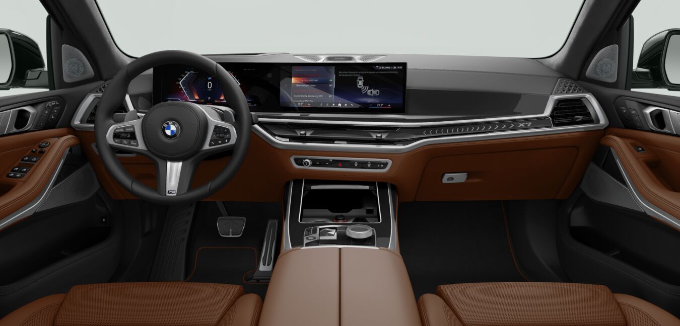 BMW BMW X im Innenraum von vorne