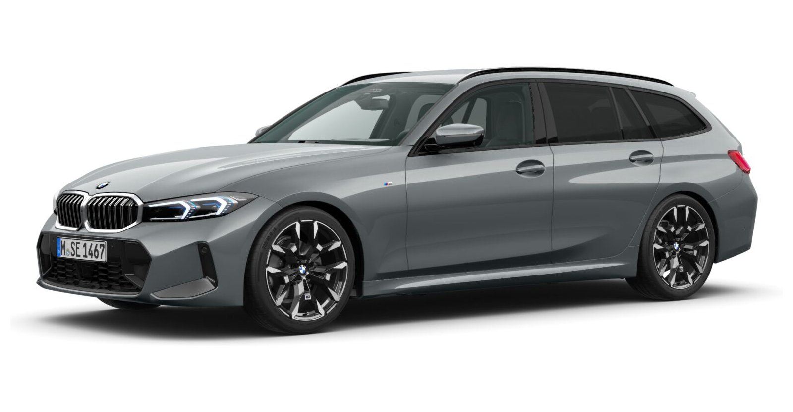 BMW BMW 3er in Grau von vorne BMW BMW 3er in Grau von vorne
