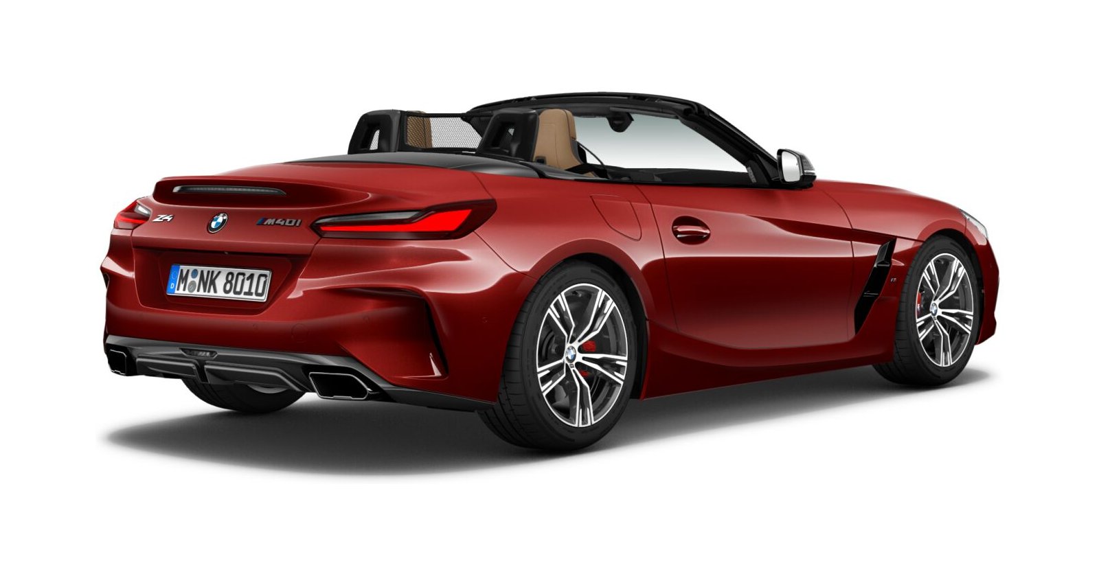 BMW BMW Z in Rot von hinten BMW BMW Z in Rot von hinten