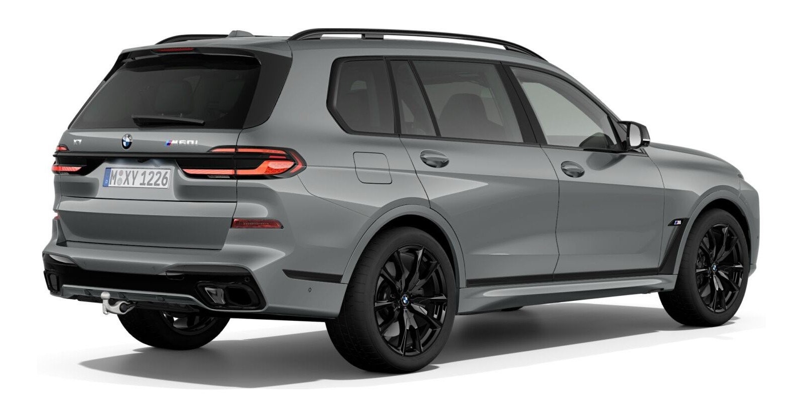 BMW BMW X in Grau von hinten BMW BMW X in Grau von hinten