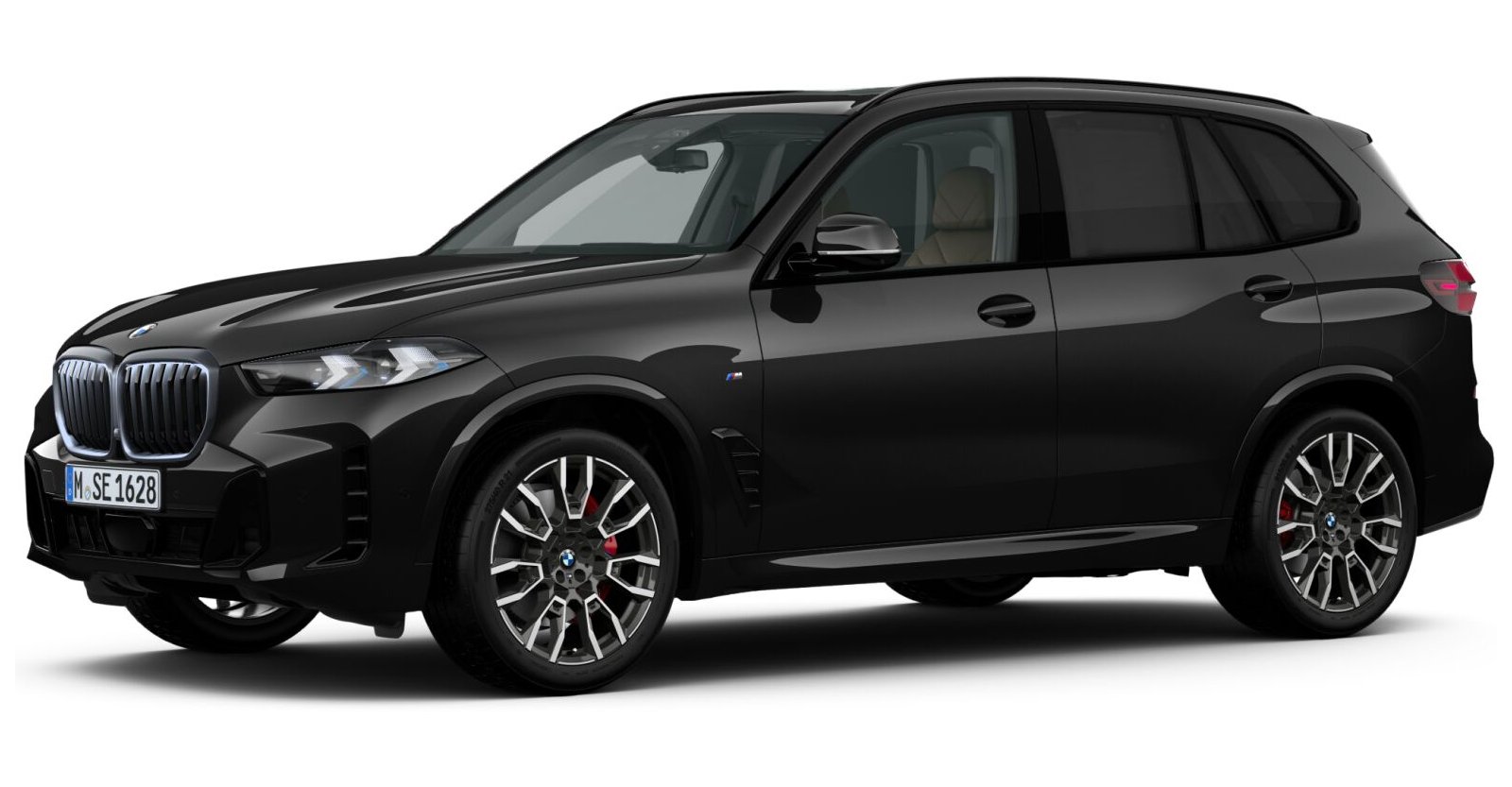 BMW X5 xDrive30d in Schwarz von vorne