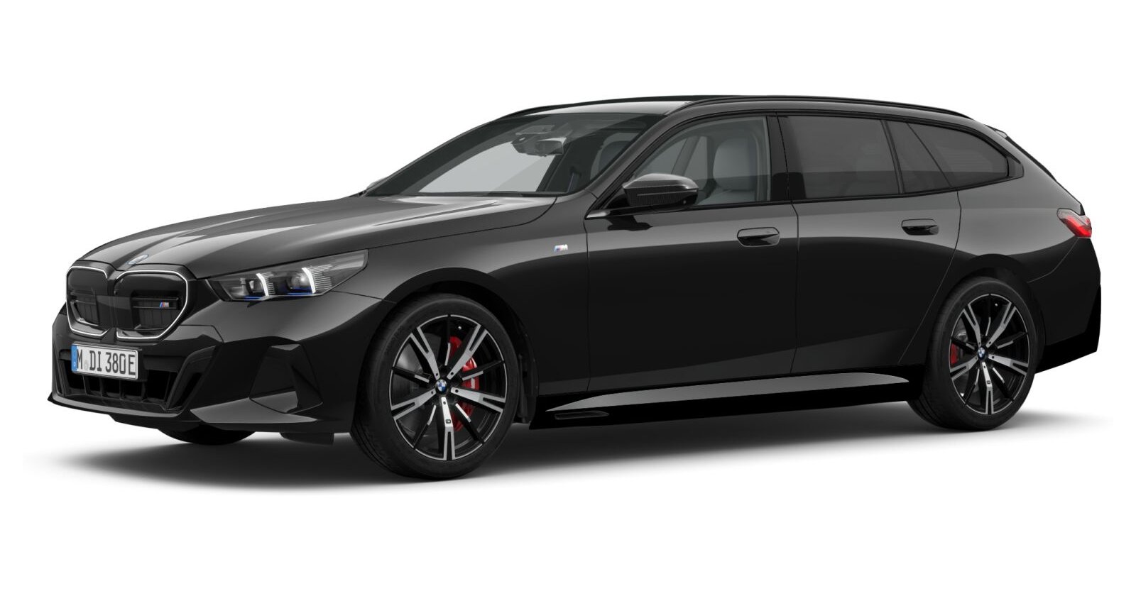 BMW BMW I in Schwarz von vorne BMW BMW I in Schwarz von vorne