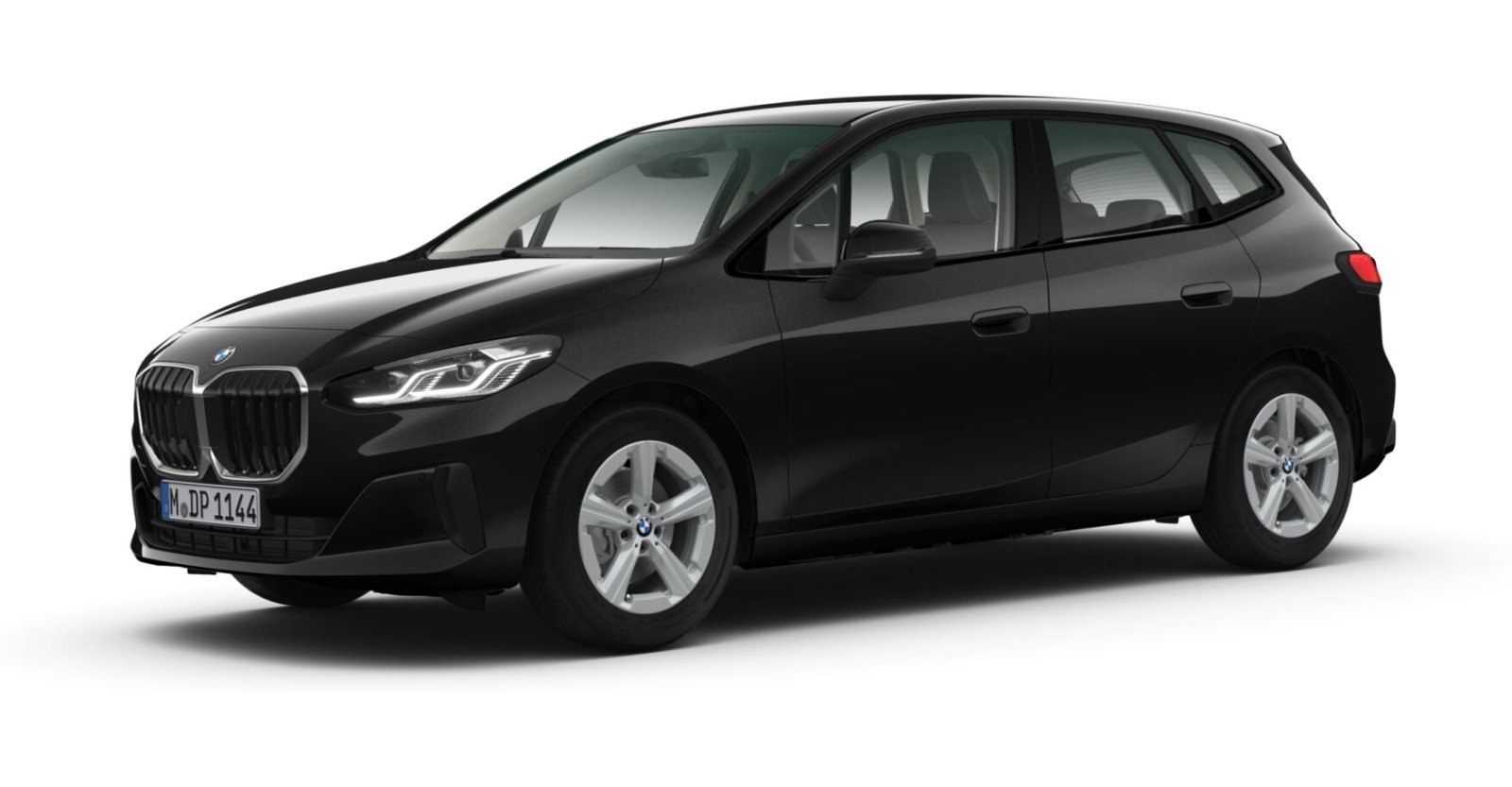 BMW BMW 2er in Schwarz von vorne BMW BMW 2er in Schwarz von vorne