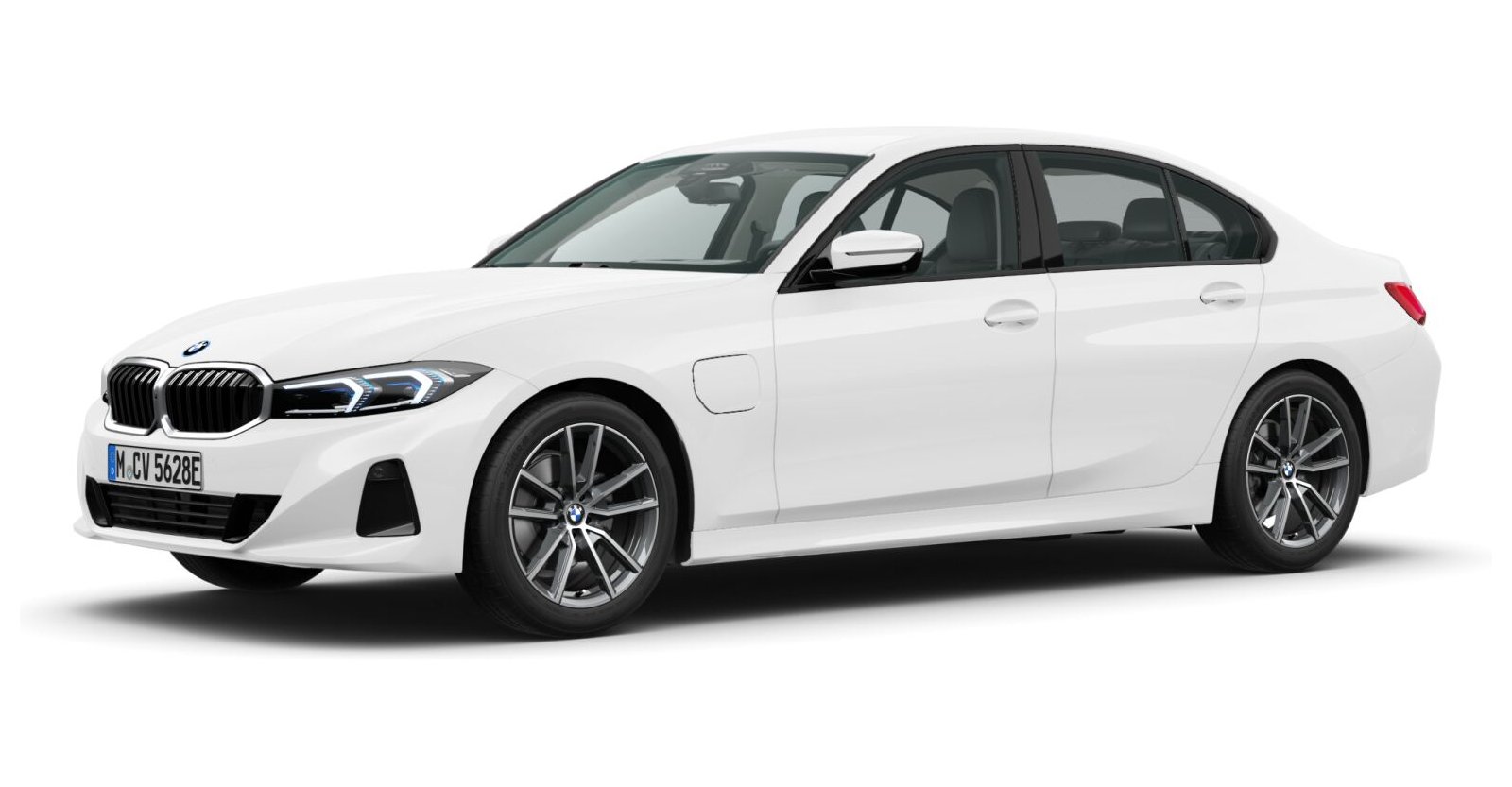 BMW BMW 3er in Weiß von vorne BMW BMW 3er in Weiß von vorne