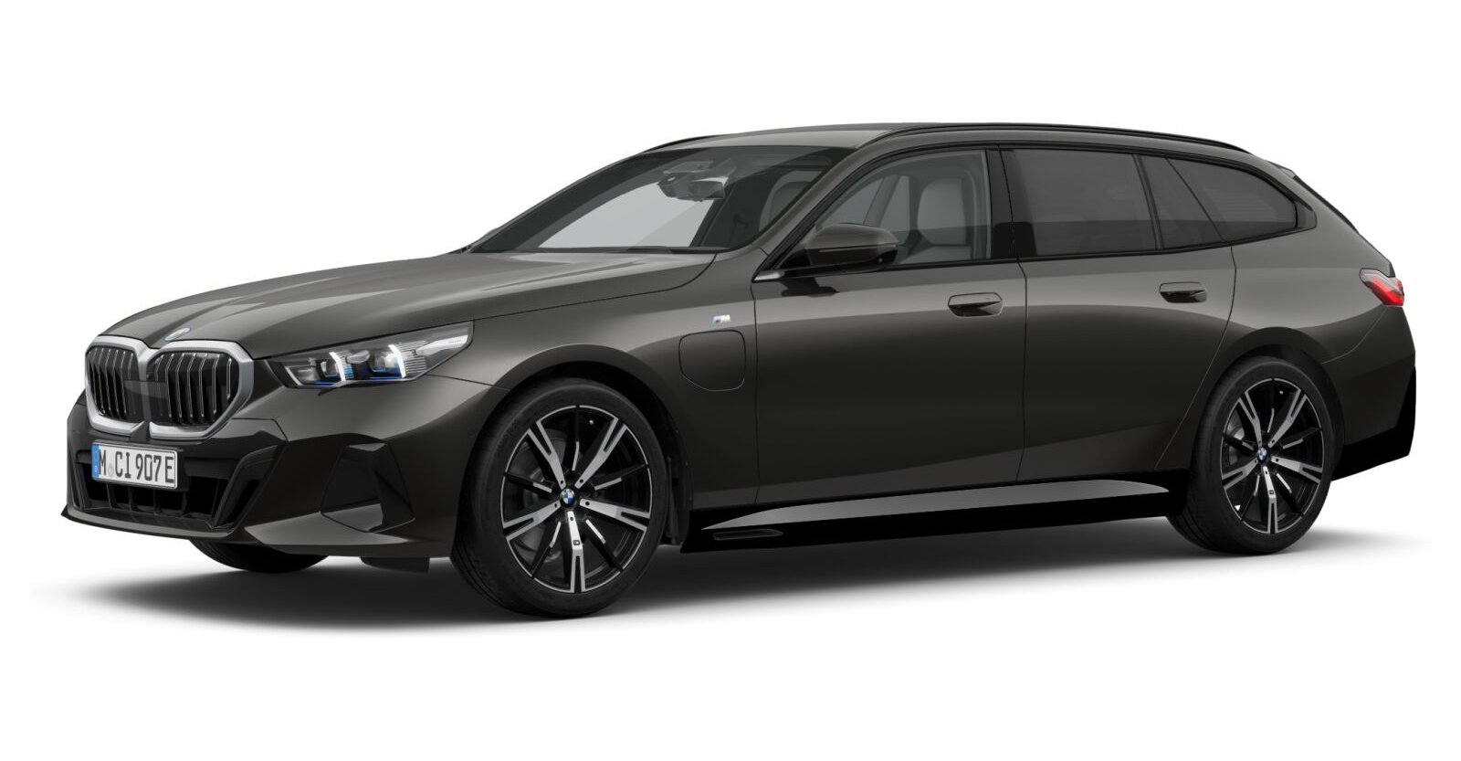 BMW BMW 5er in Grau von vorne