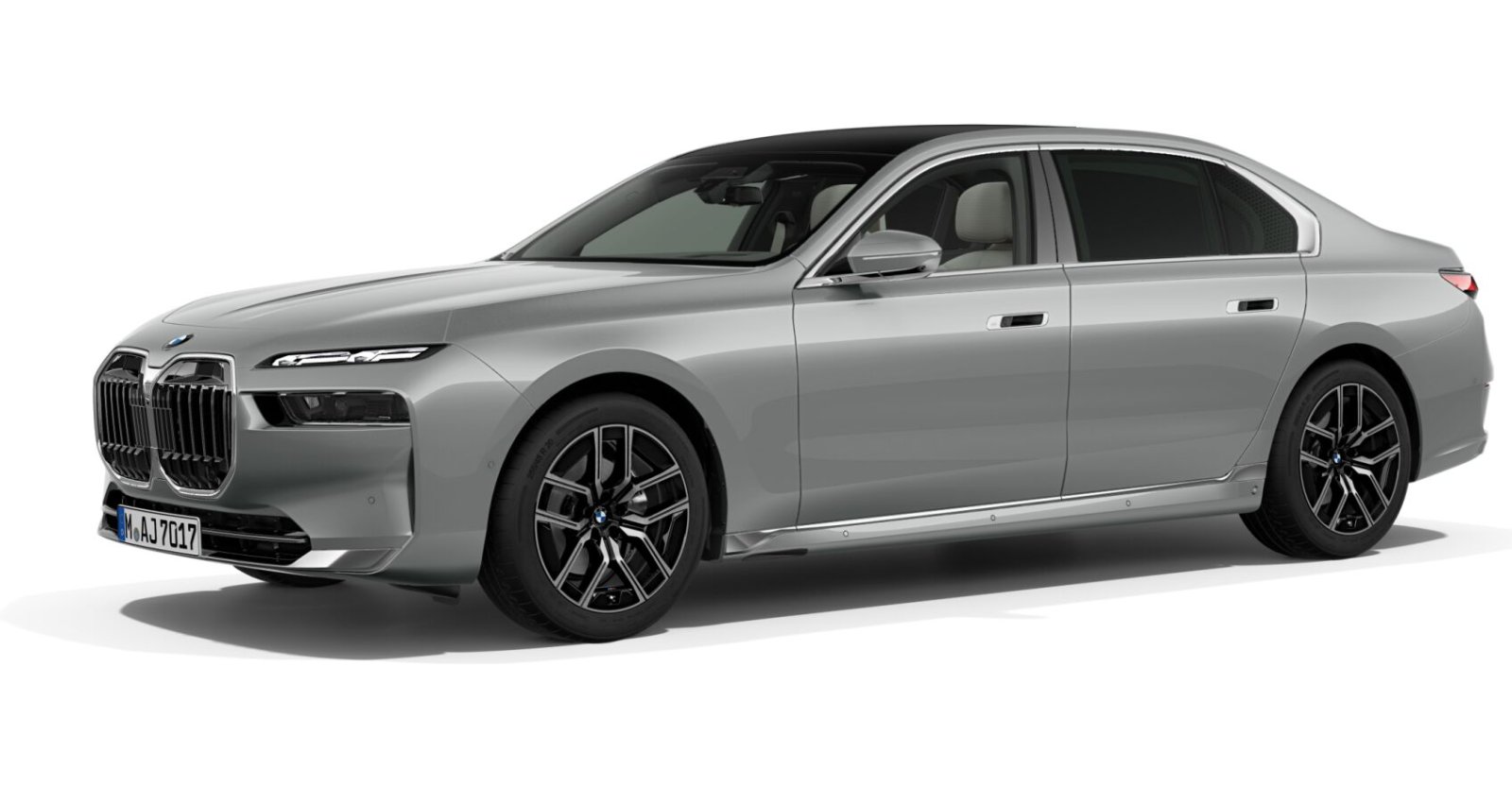 BMW BMW 7er in Grau von vorne