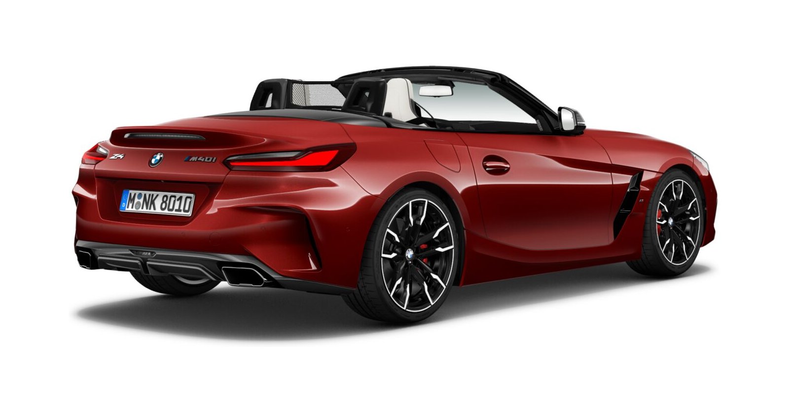 BMW BMW Z in Rot von hinten