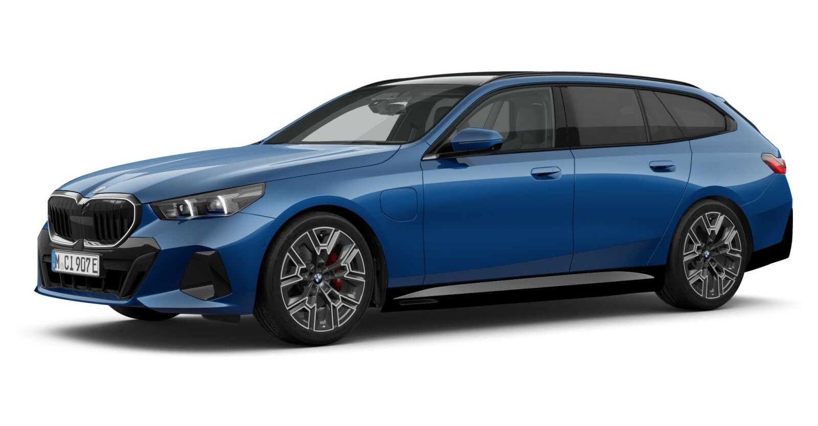 BMW BMW 5er in Blau von vorne BMW BMW 5er in Blau von vorne