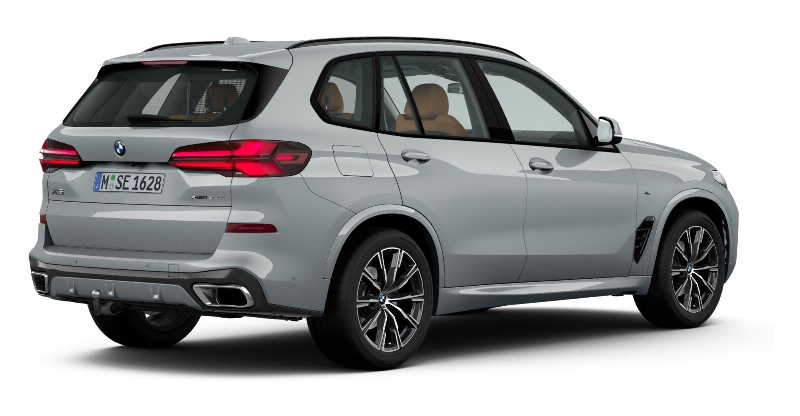 BMW BMW X in Grau von hinten