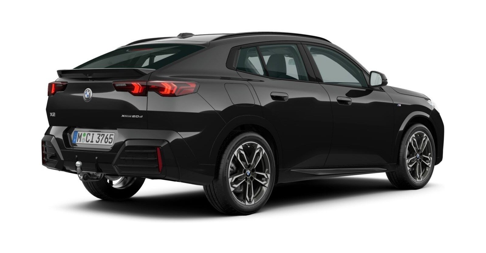 BMW BMW X in Schwarz von hinten BMW BMW X in Schwarz von hinten