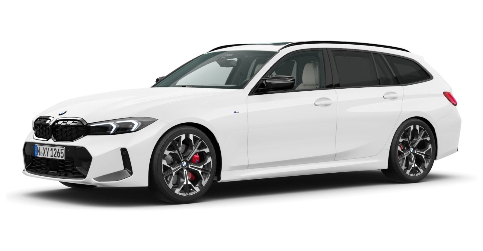 BMW BMW 3er in Weiß von vorne