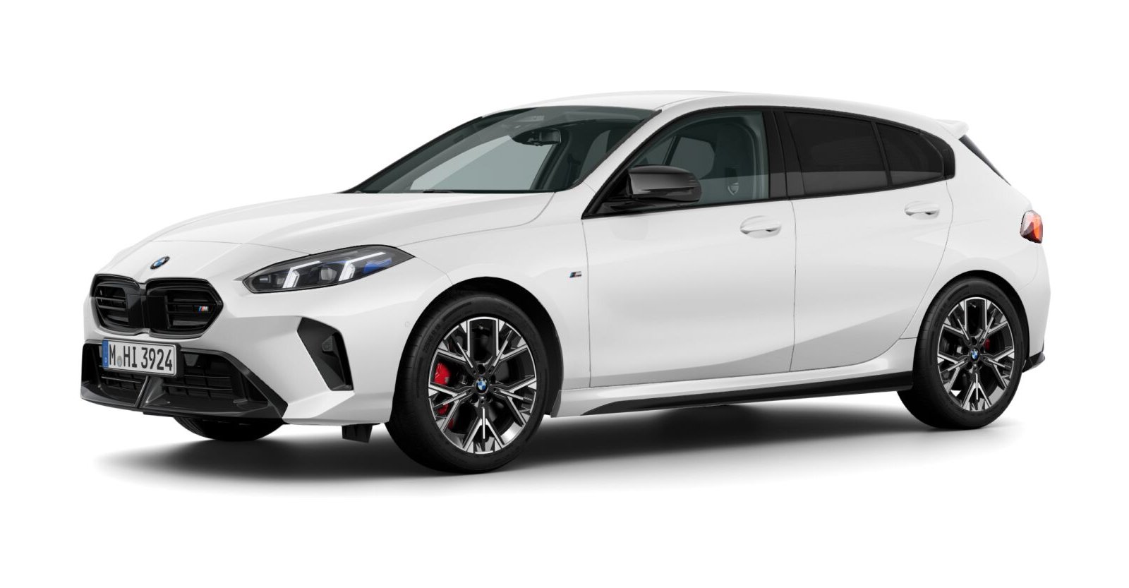 BMW BMW 1er in Weiß von vorne