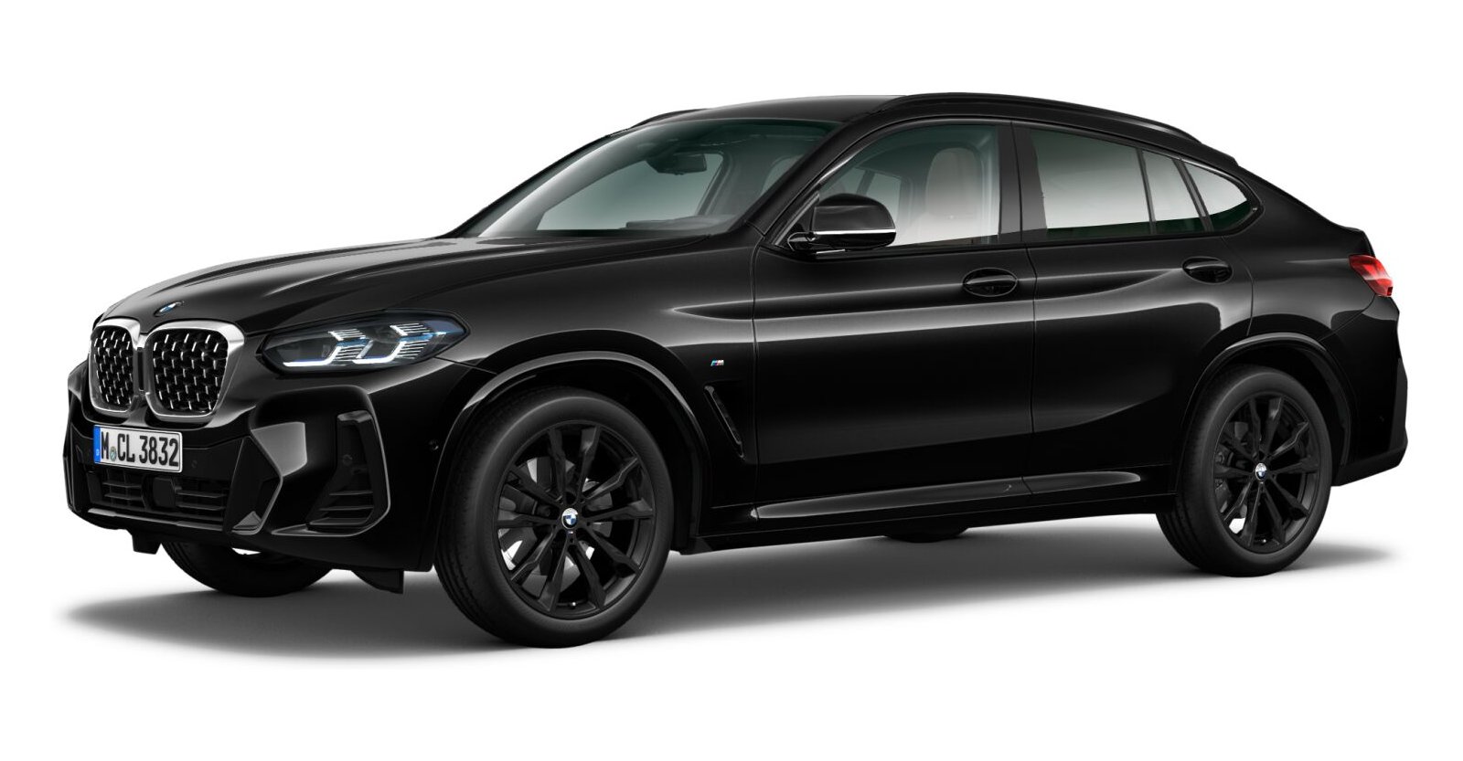 BMW BMW X in Schwarz von vorne