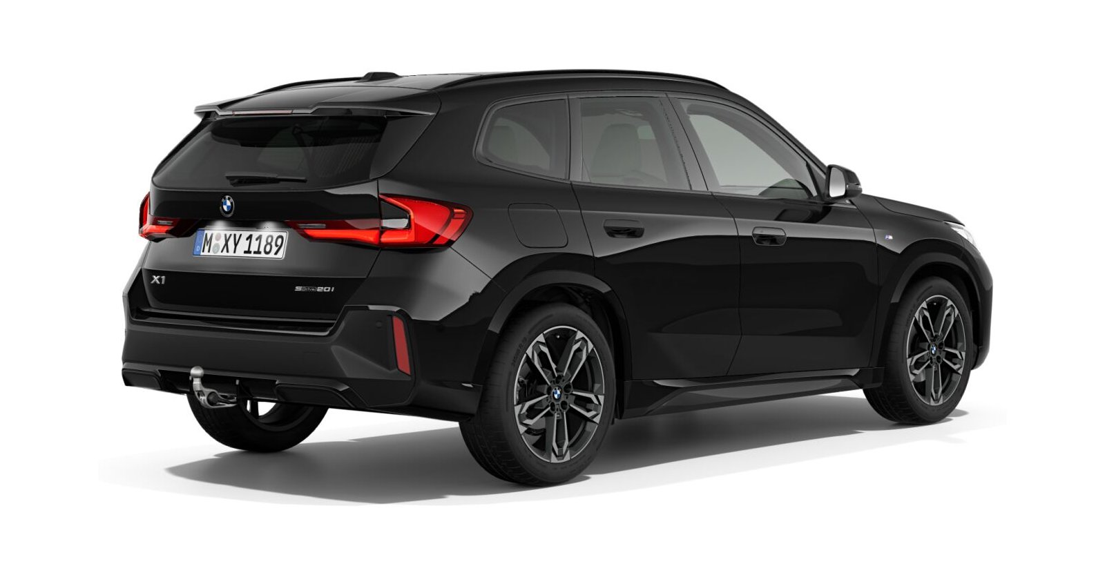 BMW BMW X in Schwarz von hinten BMW BMW X in Schwarz von hinten