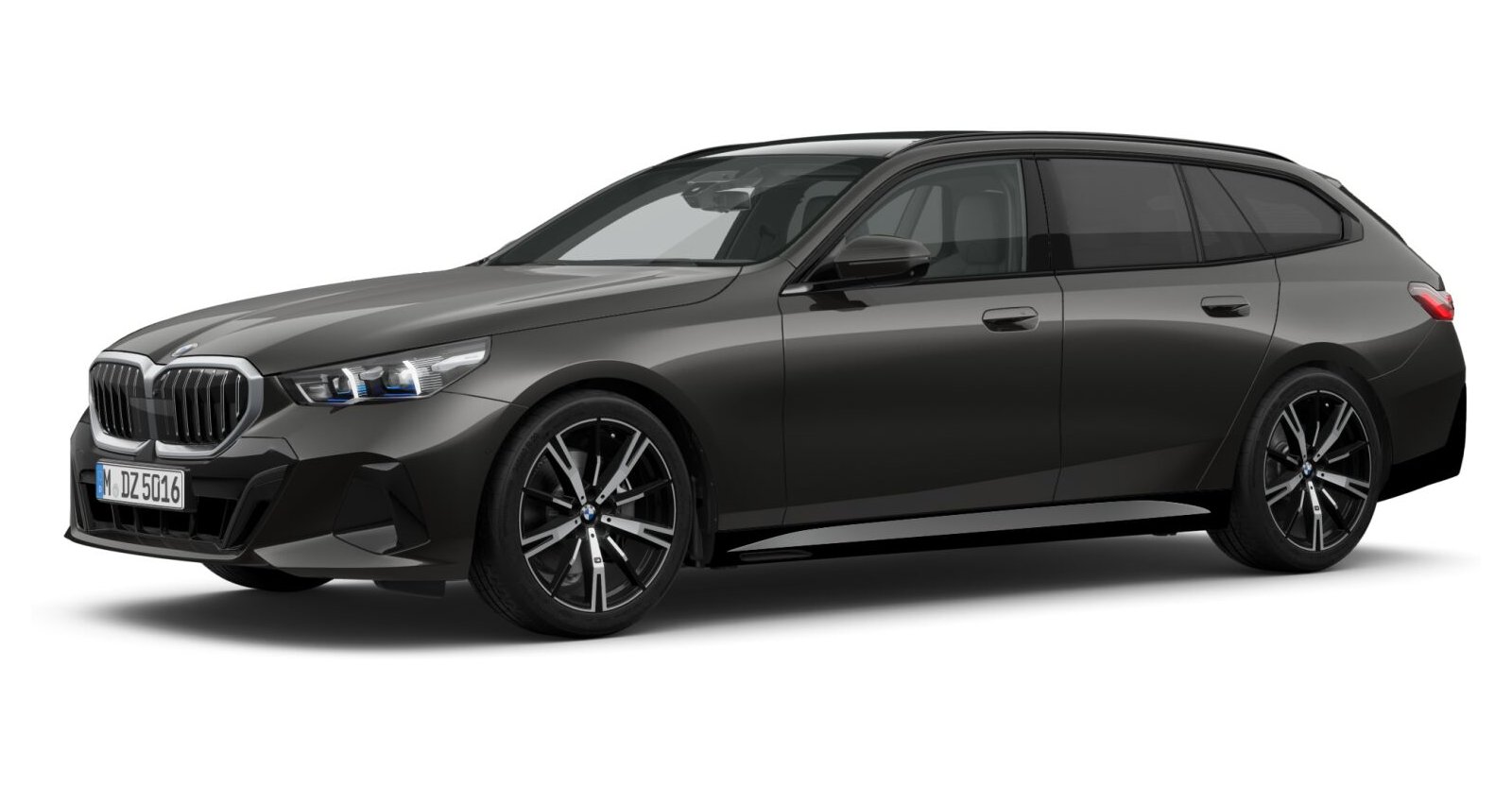 BMW BMW 5er in Grau von vorne