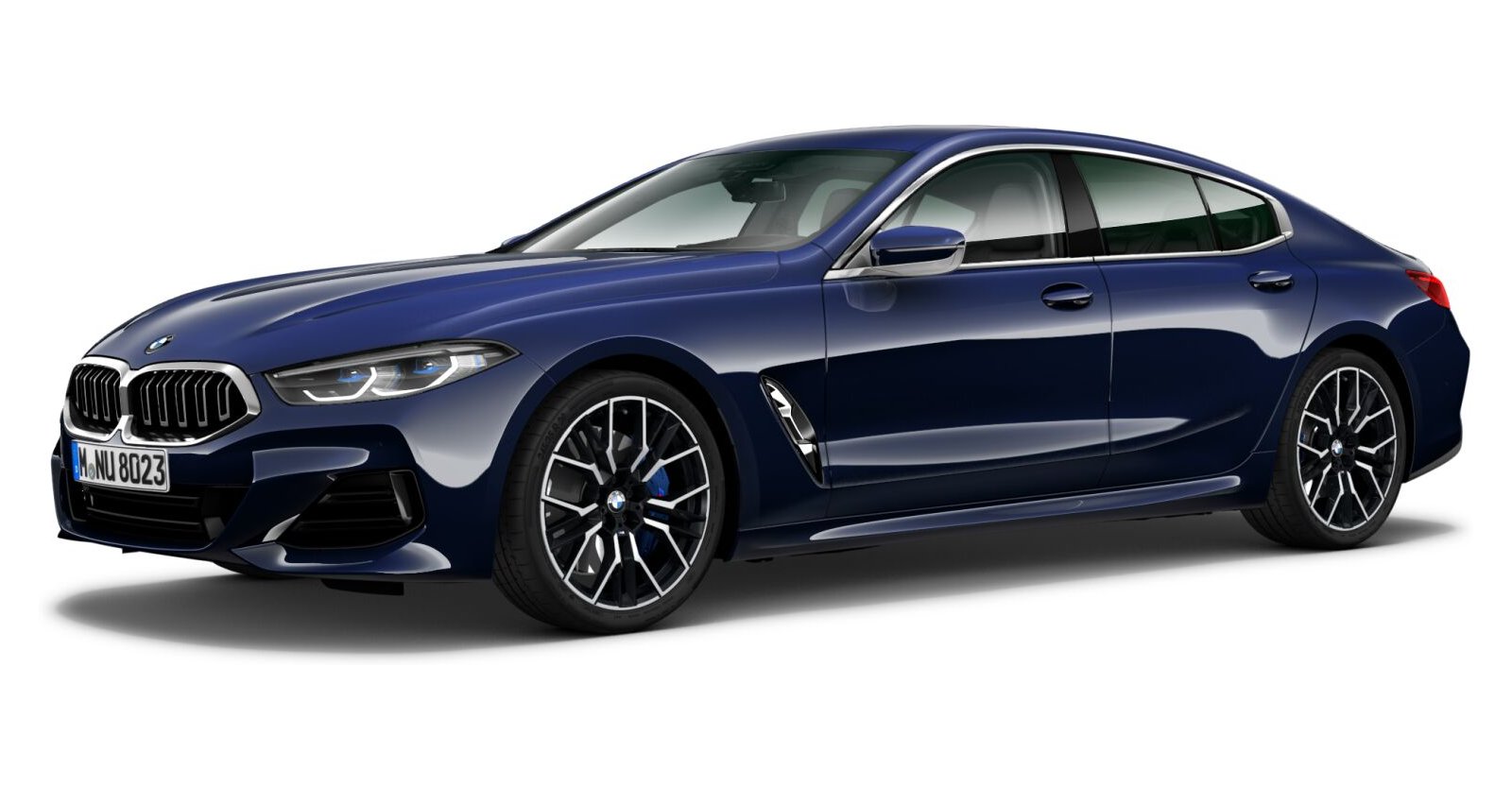 BMW BMW 8er in Blau von vorne BMW BMW 8er in Blau von vorne