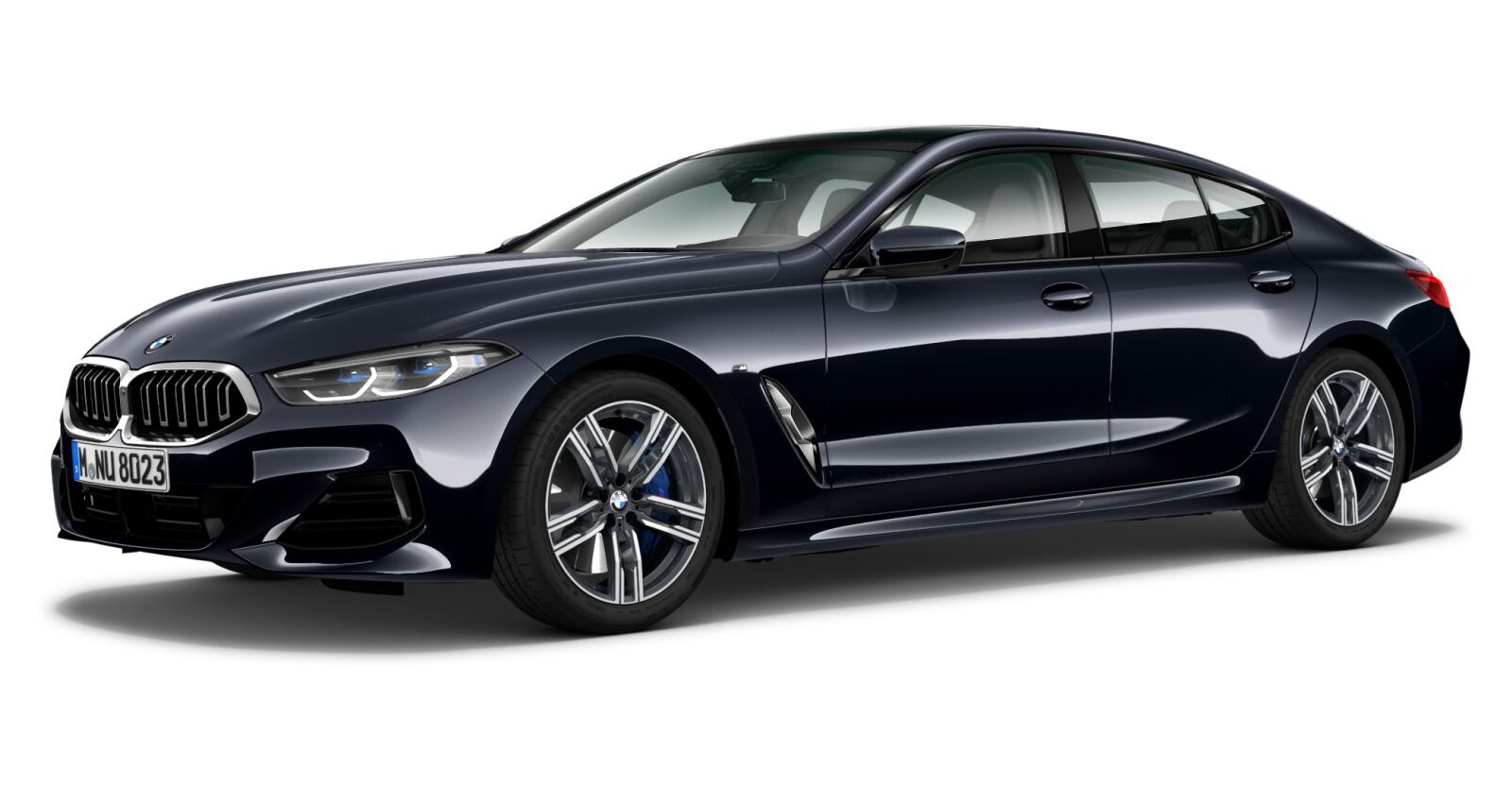 BMW BMW 8er in Schwarz von vorne BMW BMW 8er in Schwarz von vorne
