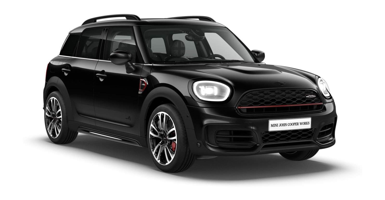 MINI MINI Countryman in Schwarz von vorne MINI MINI Countryman in Schwarz von vorne