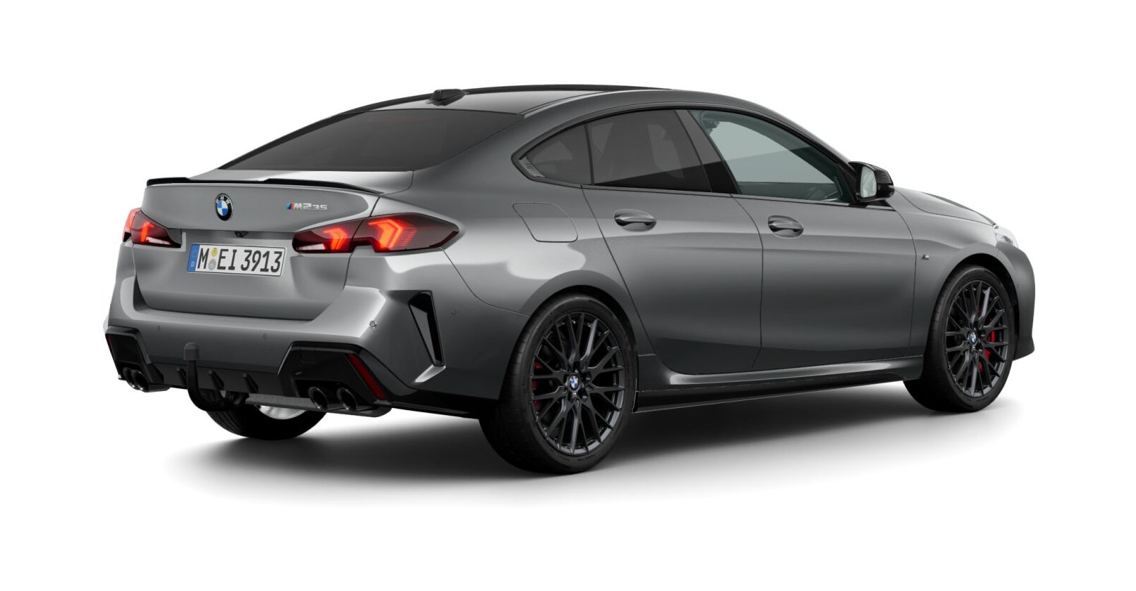 BMW BMW 2er in Grau von hinten