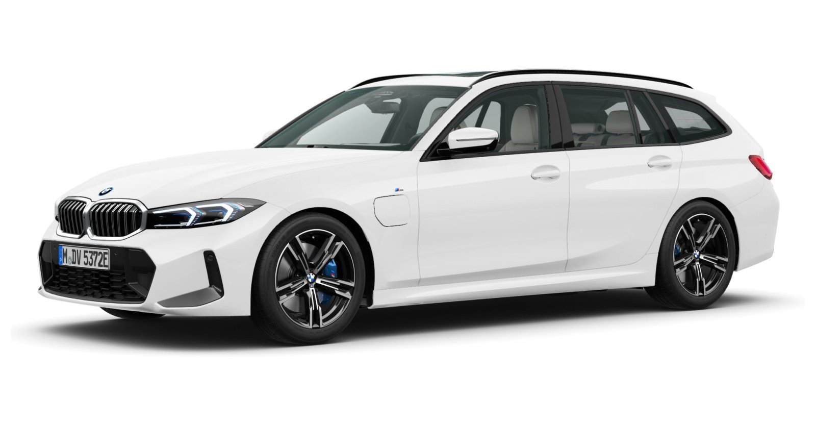 BMW BMW 3er in Weiß von vorne