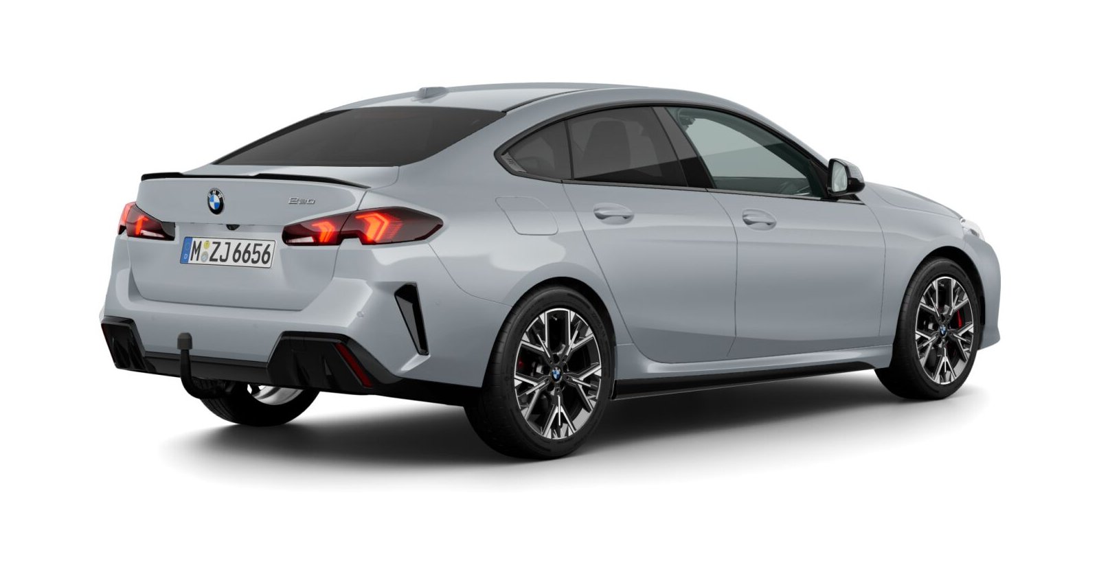 BMW BMW 2er in Grau von hinten