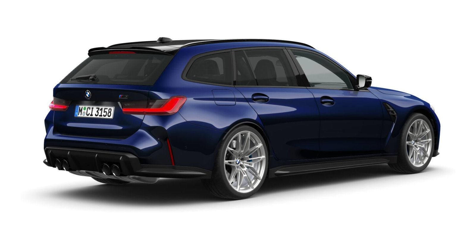 BMW BMW M in Blau von hinten BMW BMW M in Blau von hinten