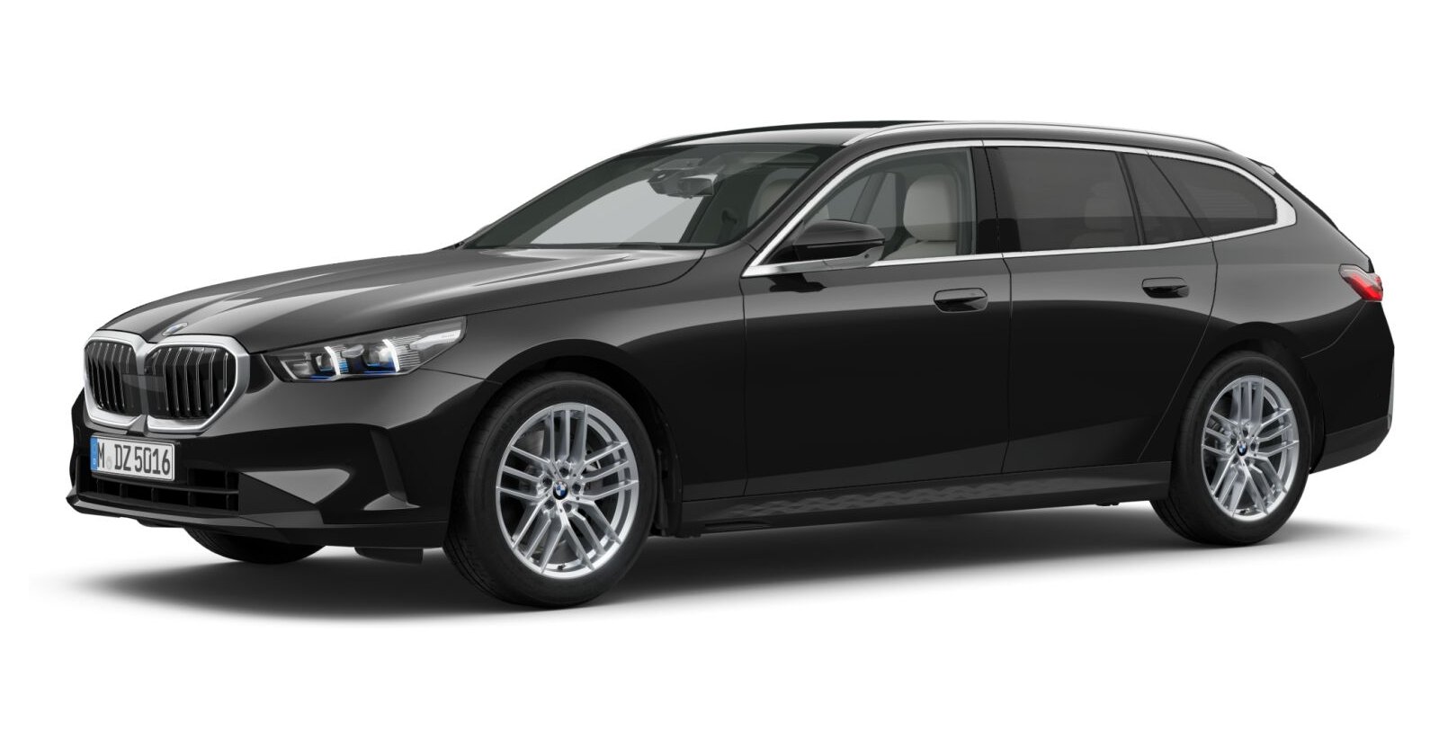 BMW BMW 5er in Schwarz von vorne BMW BMW 5er in Schwarz von vorne