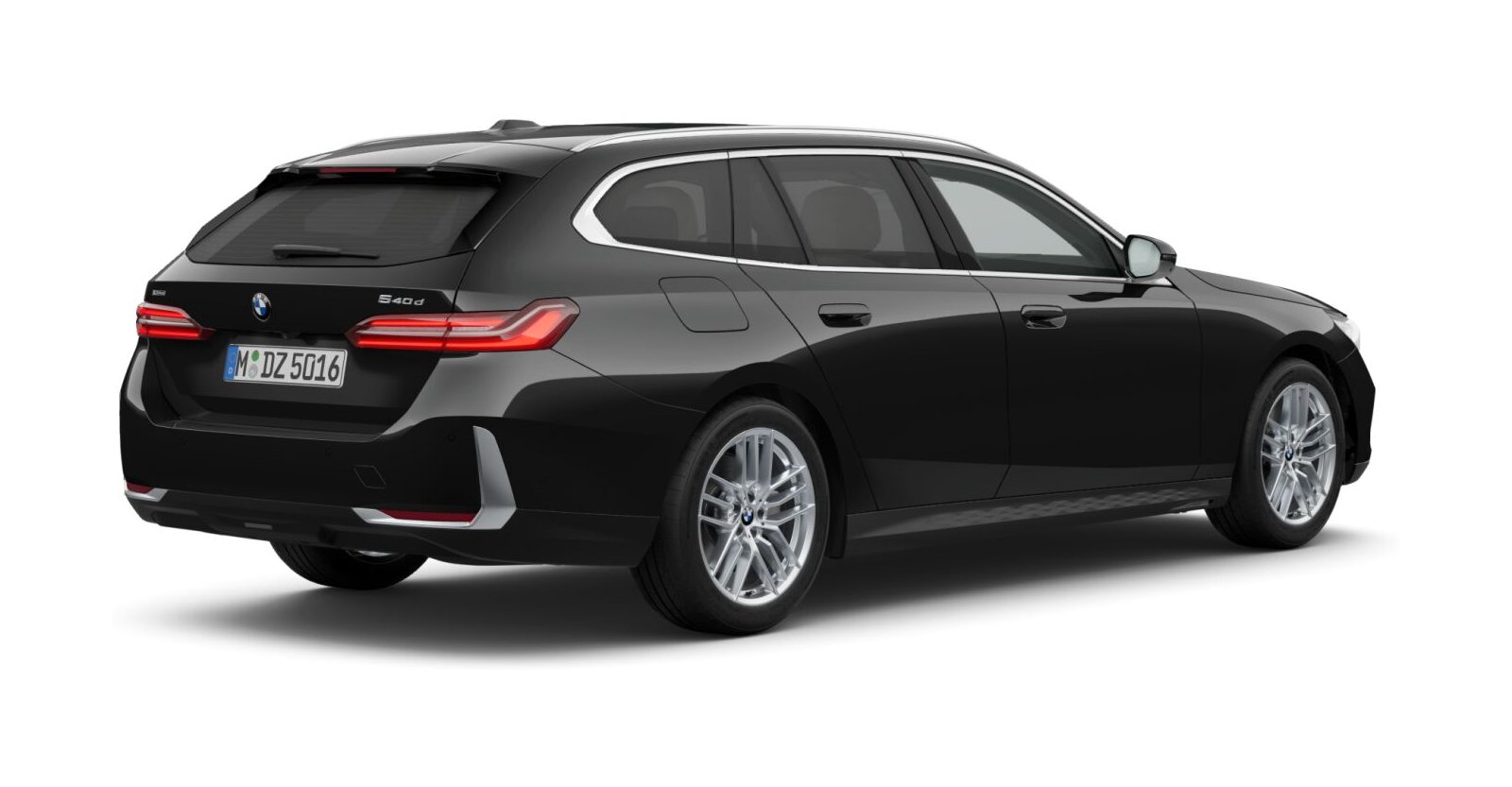 BMW BMW 5er in Schwarz von hinten BMW BMW 5er in Schwarz von hinten