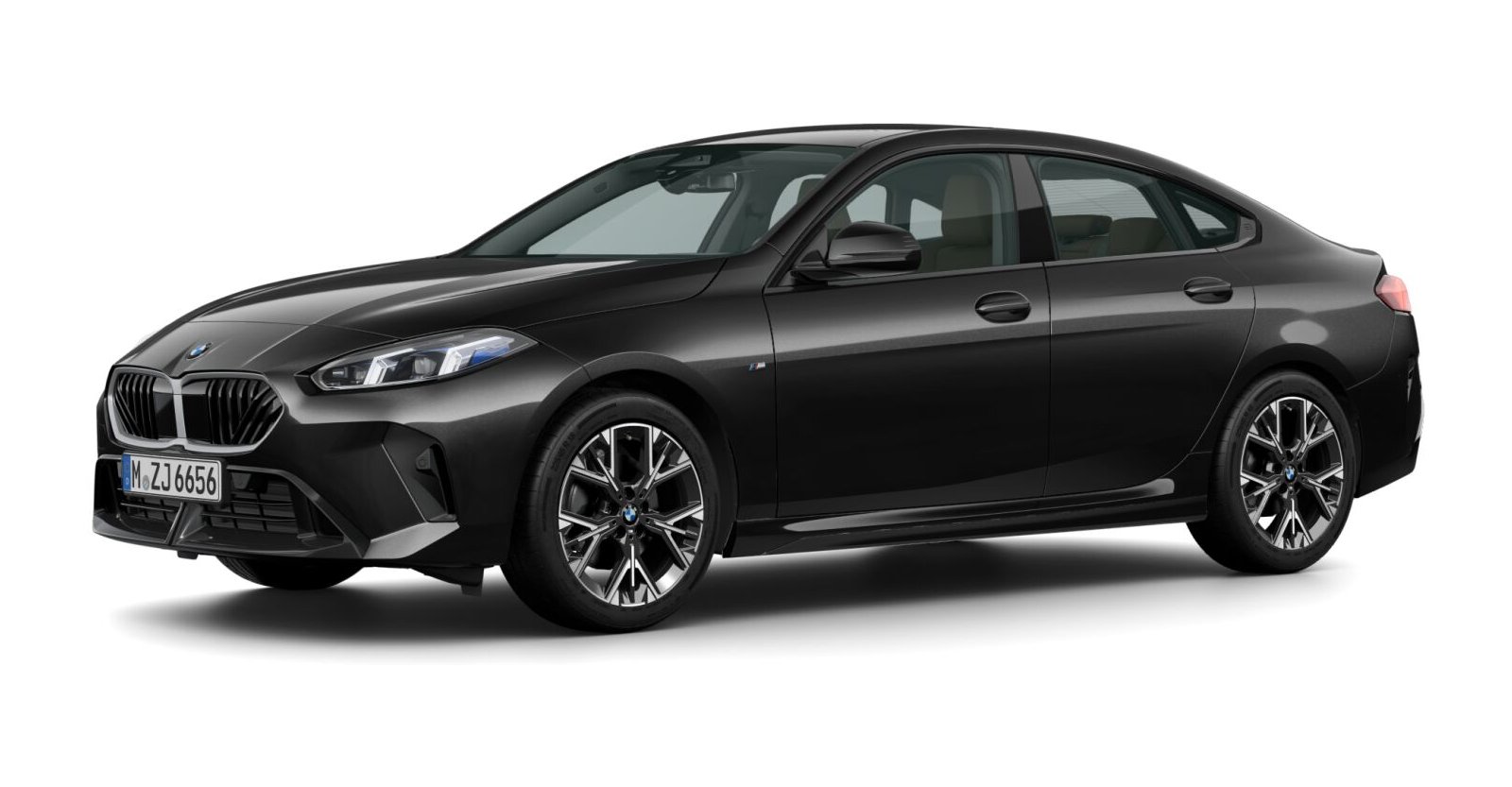 BMW BMW 2er in Schwarz von vorne BMW BMW 2er in Schwarz von vorne