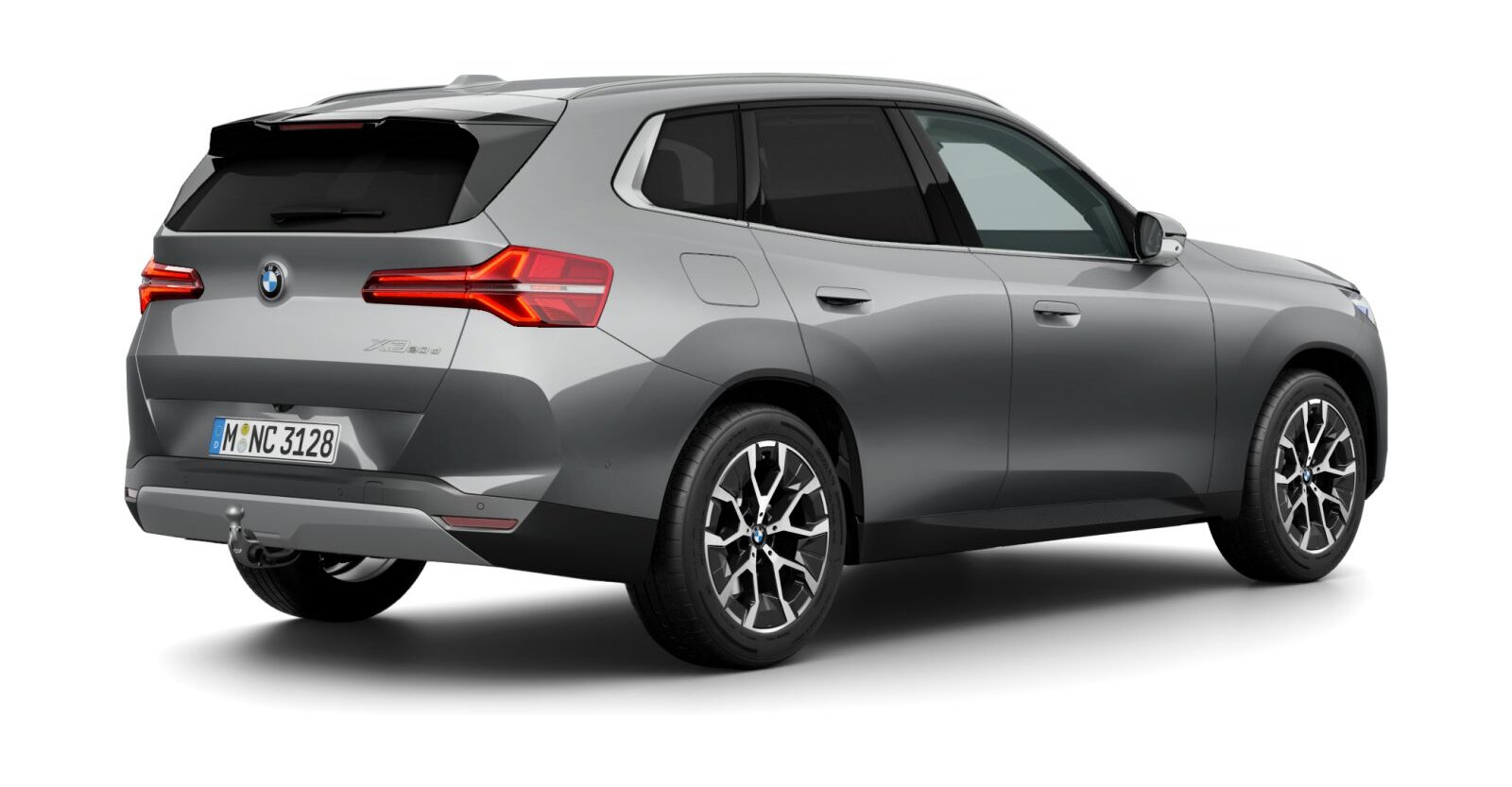 BMW BMW X in Grau von hinten