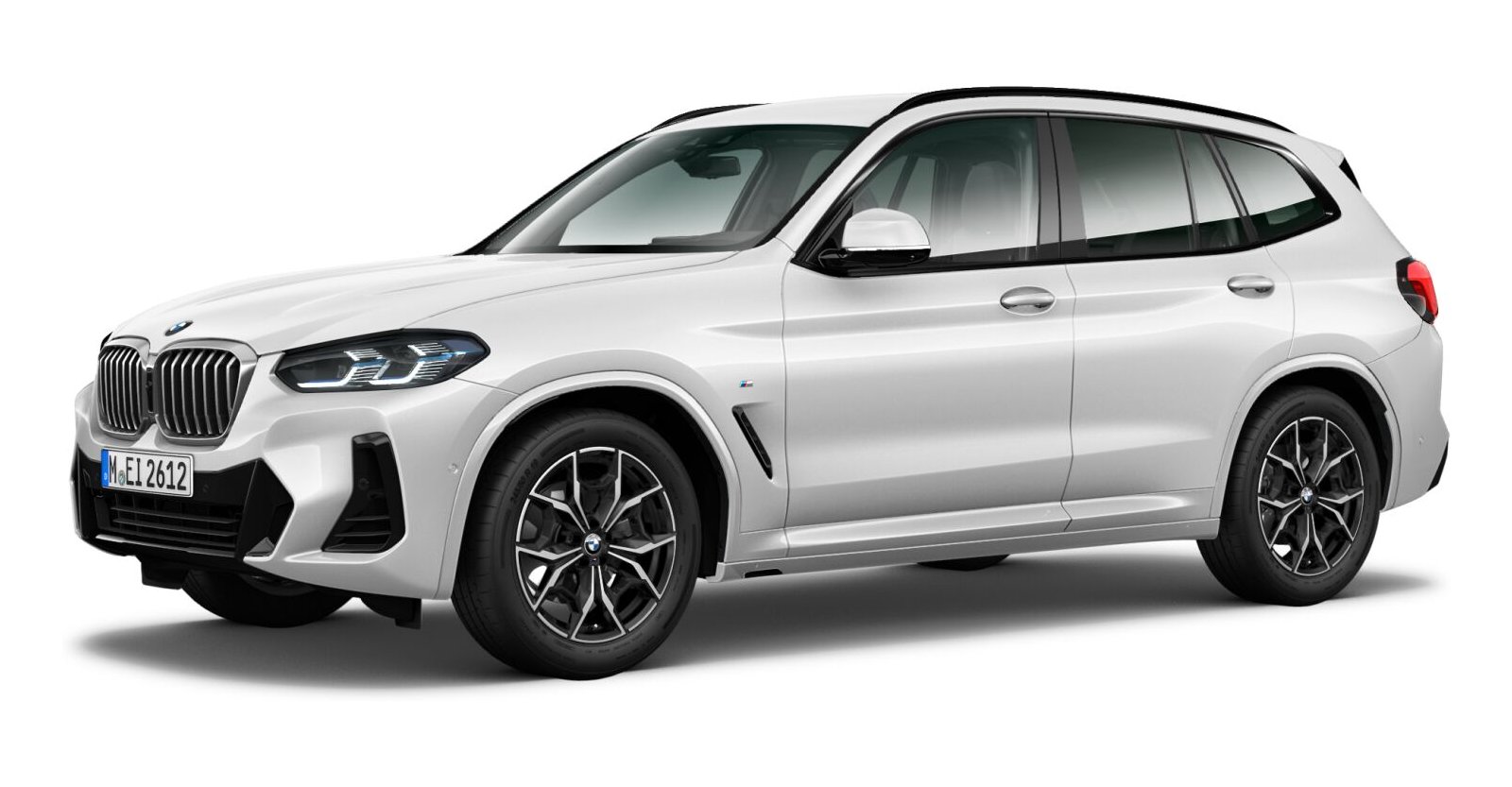 BMW X3 xDrive 20d in Weiß von vorne BMW X3 xDrive 20d in Weiß von vorne