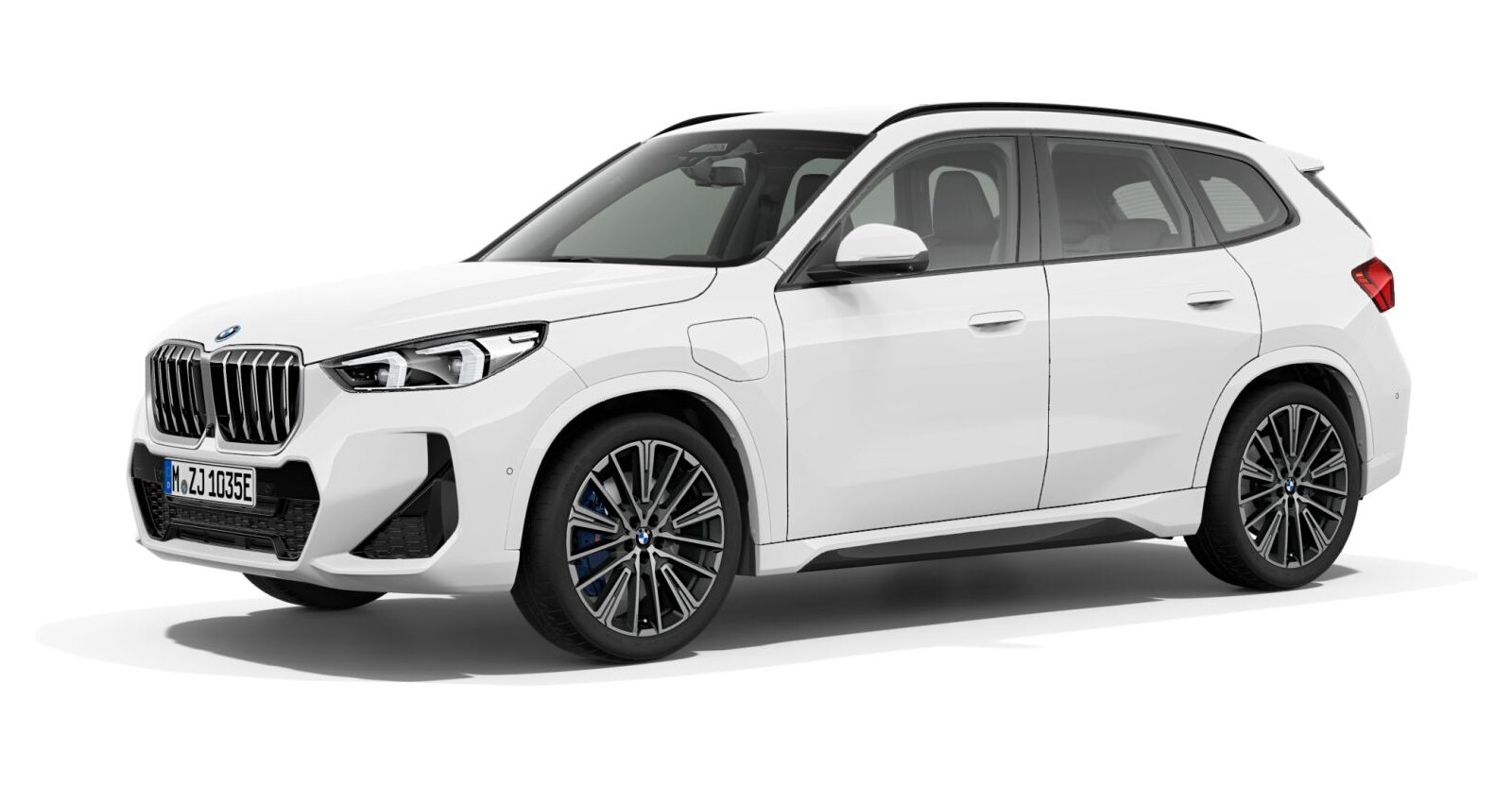 BMW X1 xDrive30e in Wei&szlig; von vorne