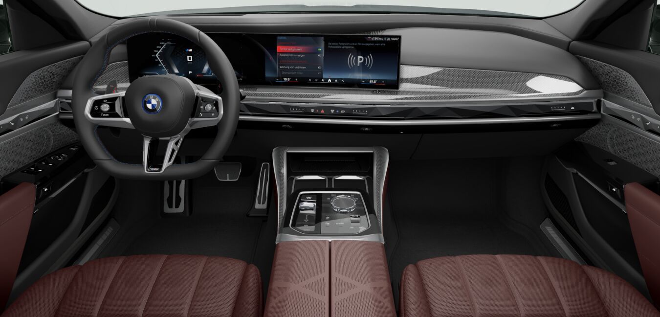 BMW BMW 7er im Innenraum von vorne