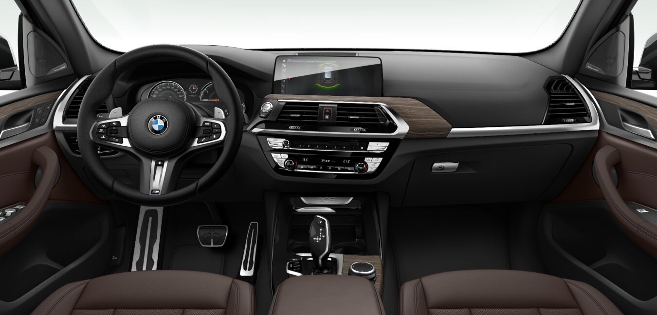 BMW BMW X im Innenraum von vorne