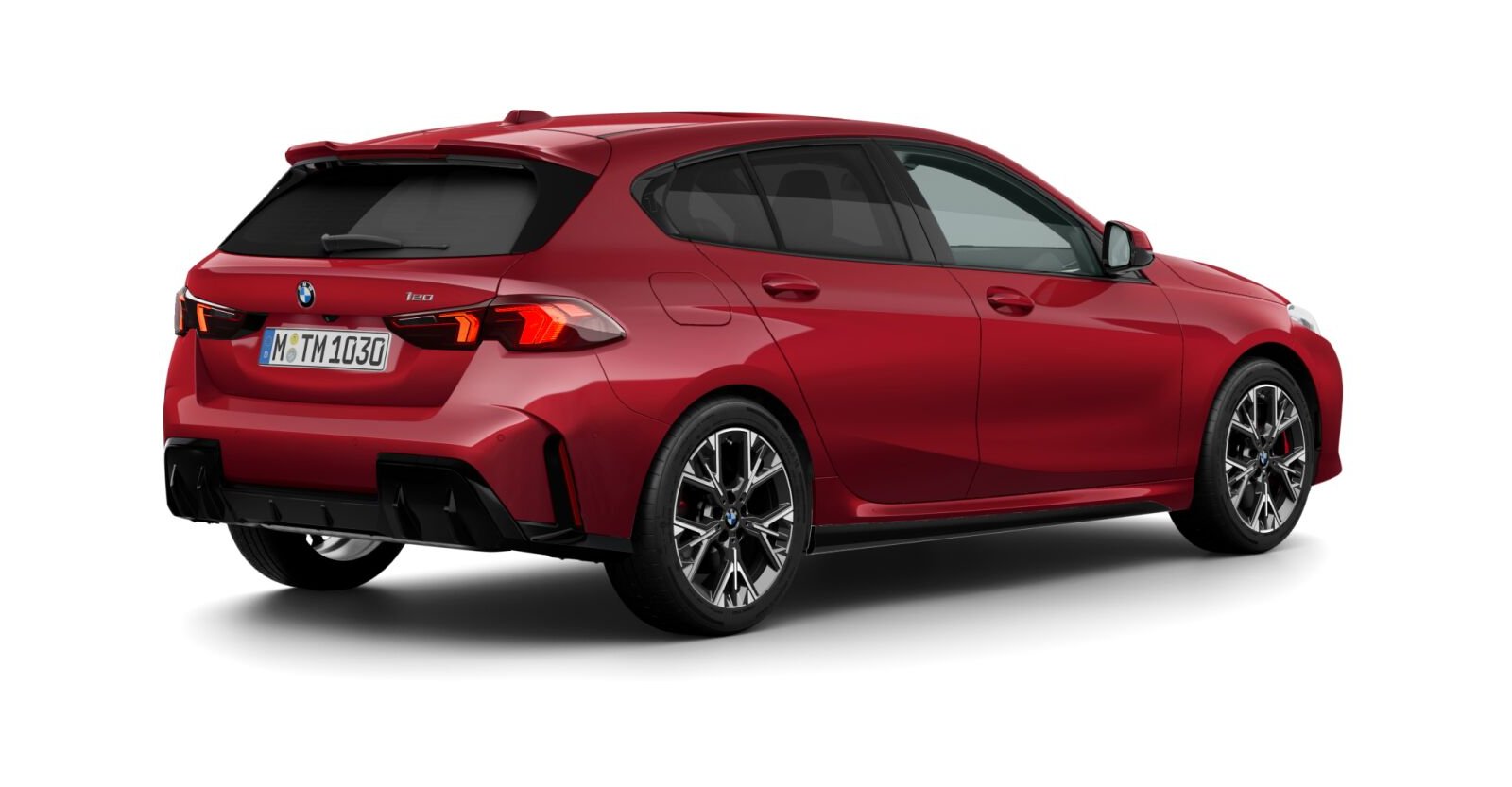 BMW BMW 1er in Rot von hinten