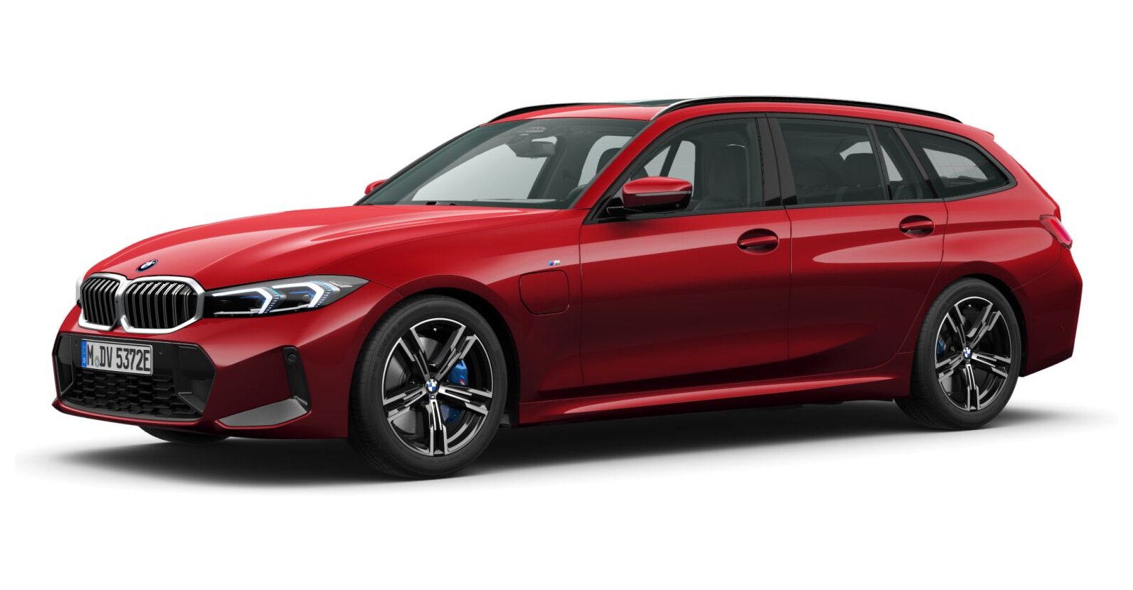BMW BMW 3er in Rot von vorne
