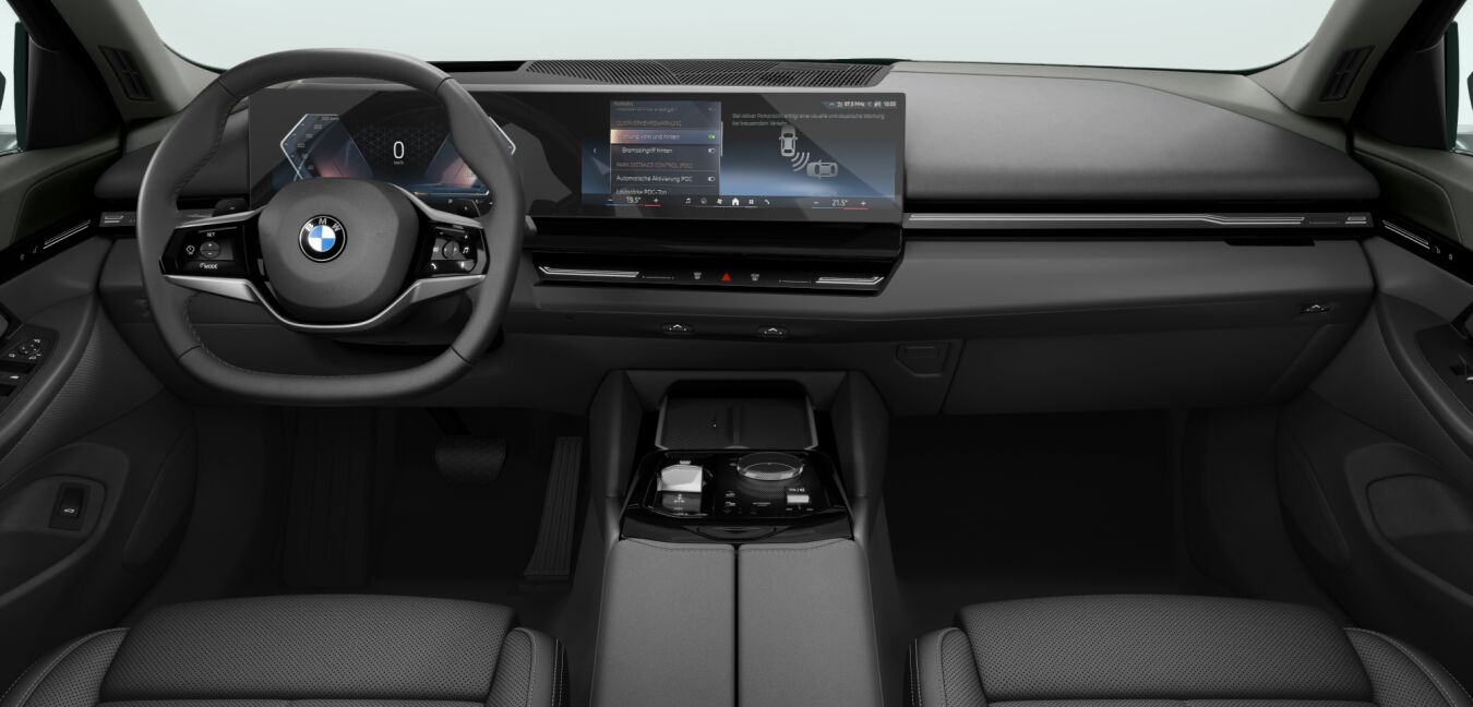 BMW BMW 5er im Innenraum von vorne BMW BMW 5er im Innenraum von vorne