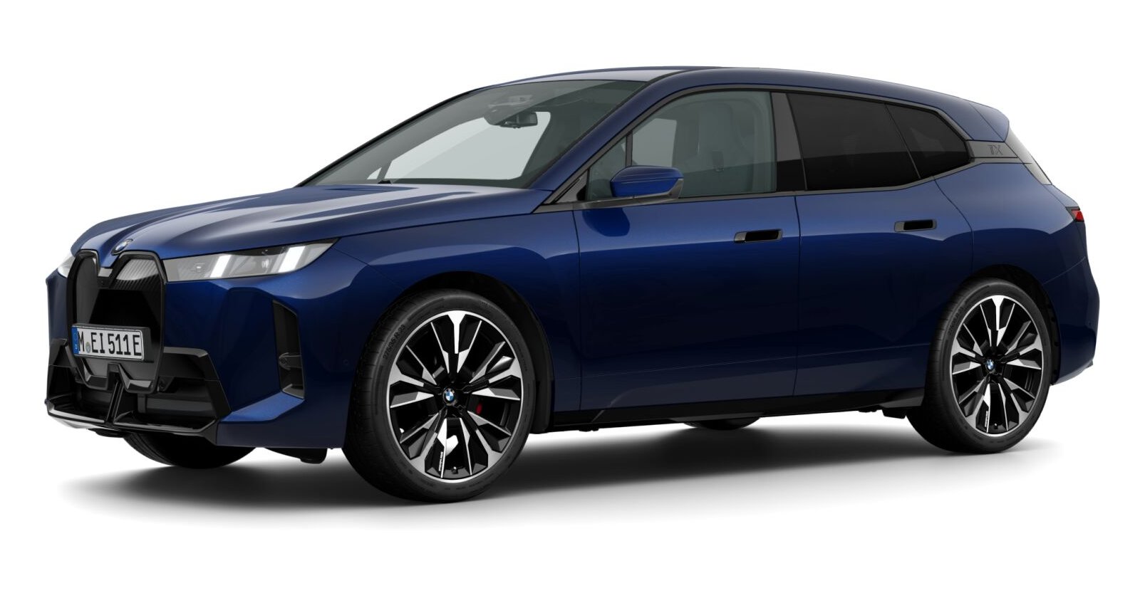 BMW BMW I in Blau von vorne
